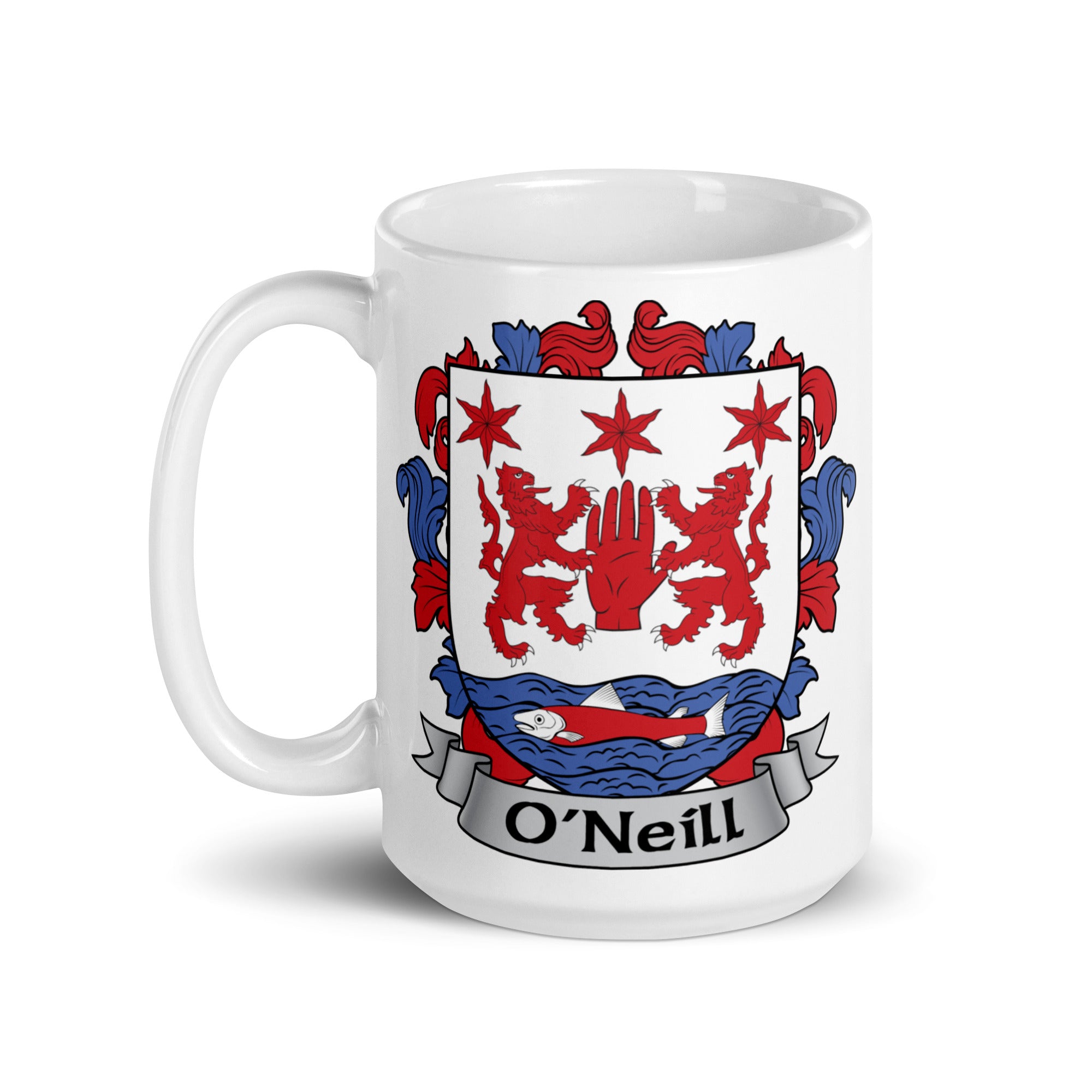 7.62 Design O'Neill tazza ceramica 15oz stemma irlandese