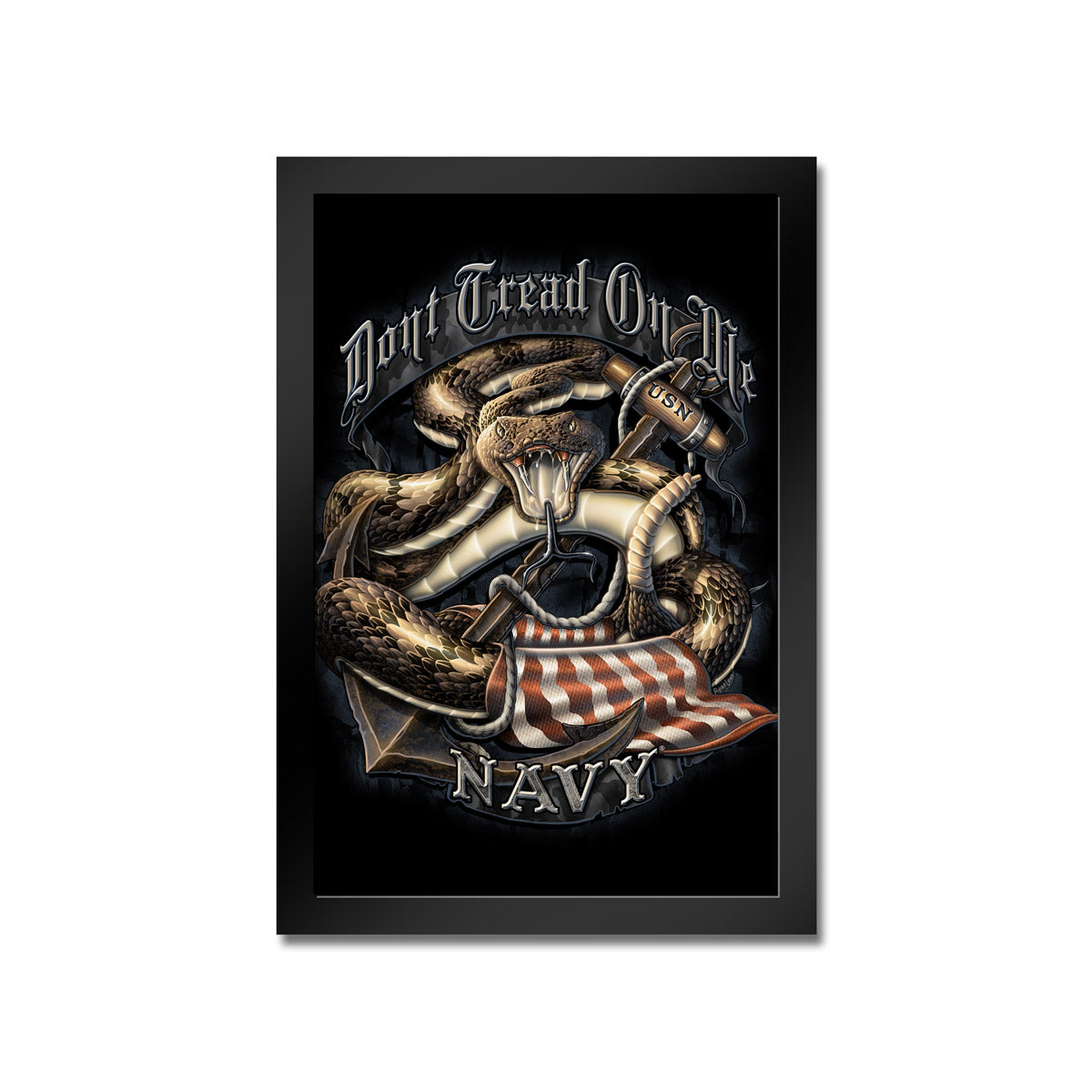 7.62 Design Don't Tread stampa incorniciata 35x50 cm