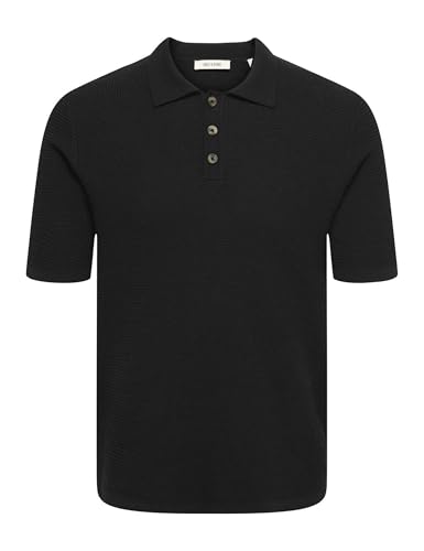 Only & Sons Onseric Reg 12 Struc SS Polo Uomo Argento