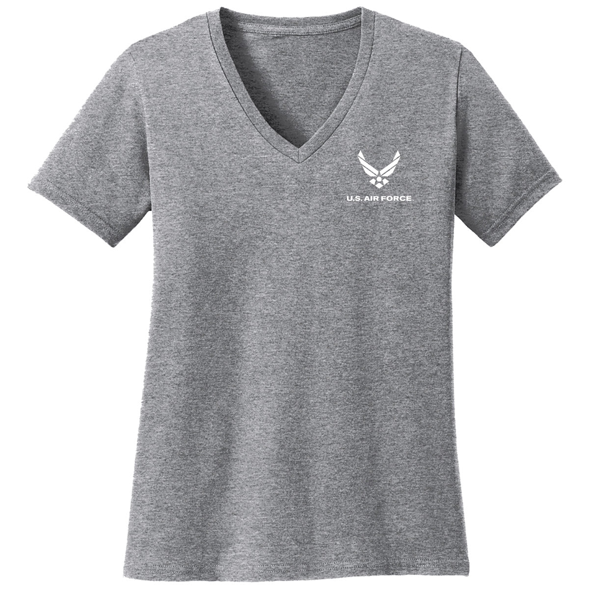 7.62 Design Air Force maglietta donna scollo V blu navy cotone
