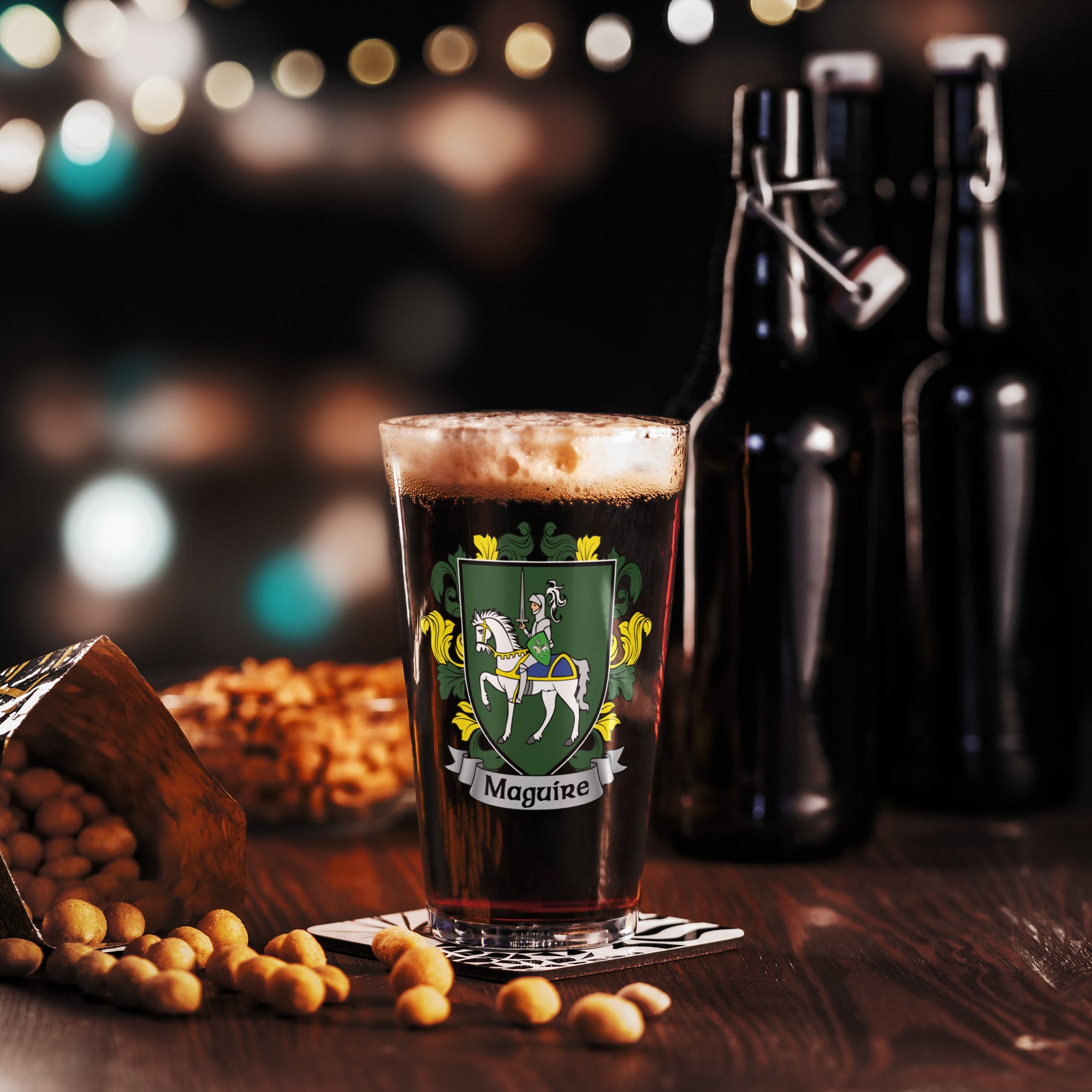 7.62 Design Maguire Bicchiere Birra Stemma Irlandese 473 ml