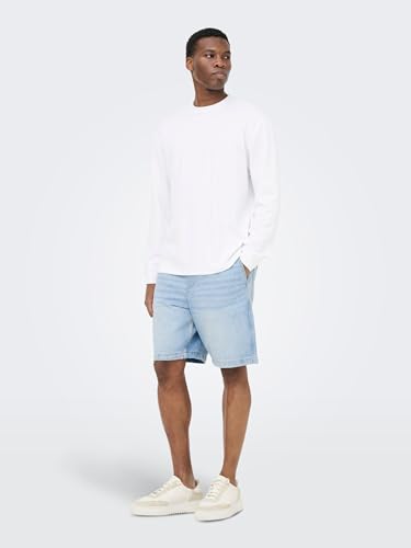 Only & Sons Onsfade 6292 Pantaloncini Uomo Denim XL