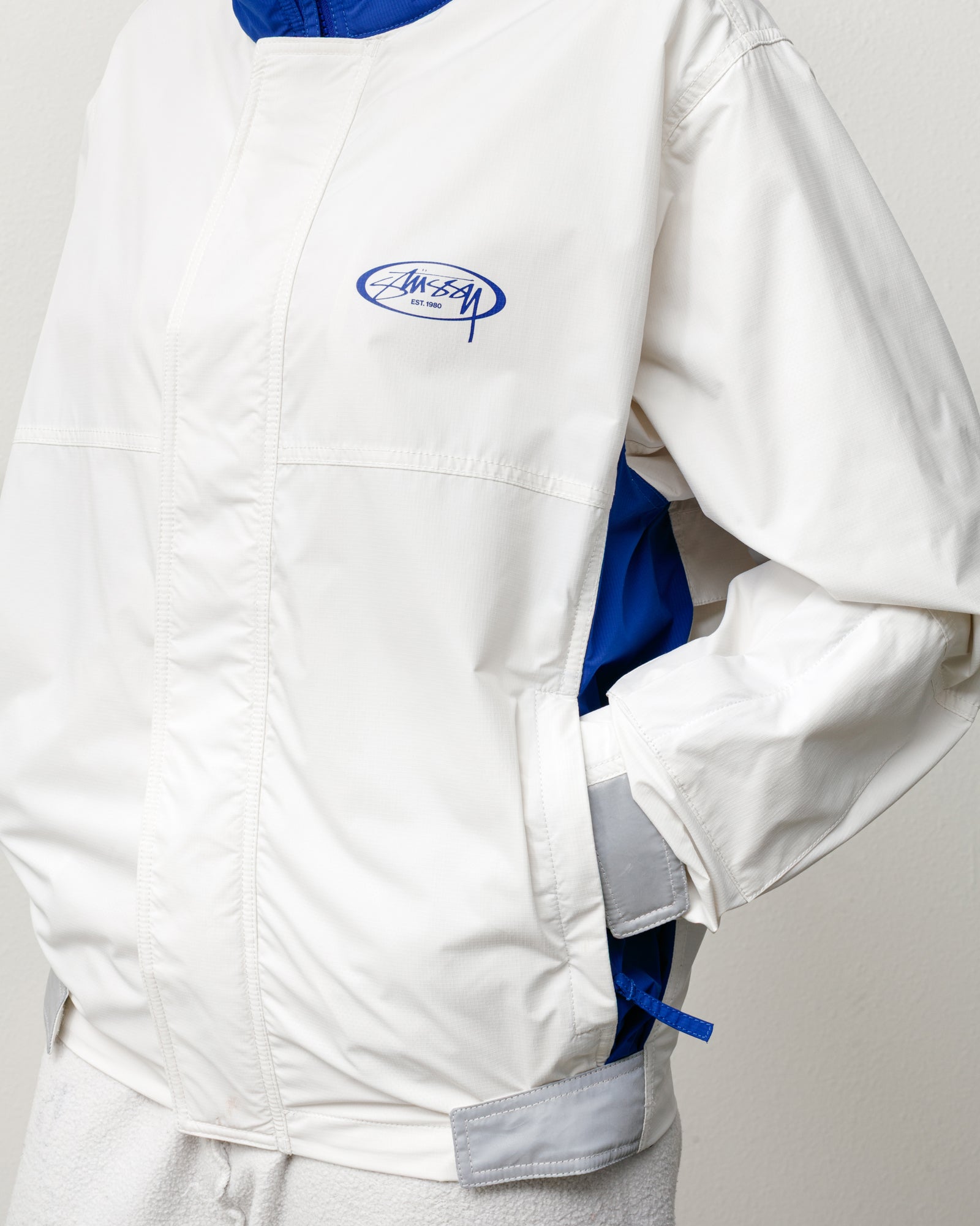 Stussy MX Jacket giacca white ripstop idrorepellente
