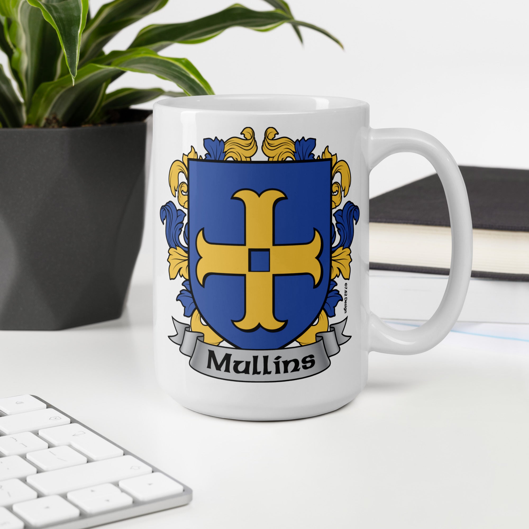 7.62 Design Mullins tazza ceramica 15oz stemma irlandese