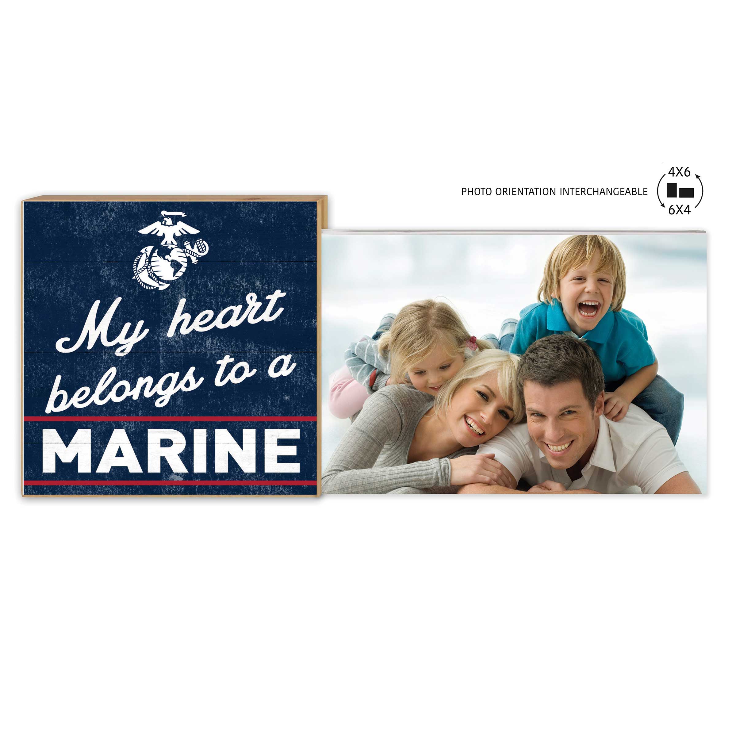 7.62 Design My Heart Belongs Marine cornice foto 4x6