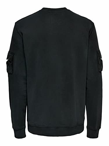 ONLY & SONS Onsnino Felpa uomo girocollo dettagli 9096