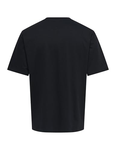 Only & Sons Onsmingo RLX SS Tee maglietta uomo nero cotone
