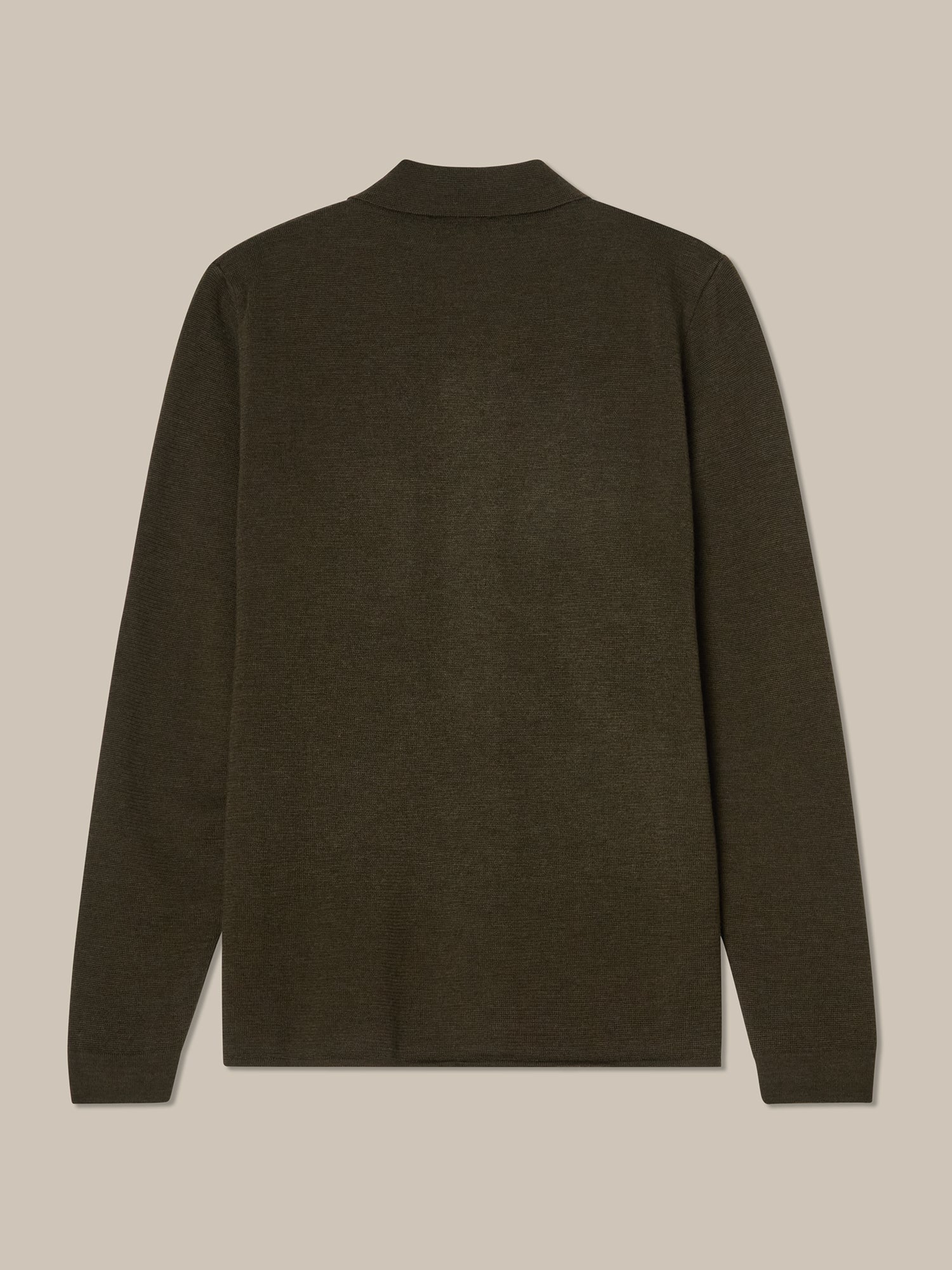 Robert Talbott Landon giacca maglia verde lana merino