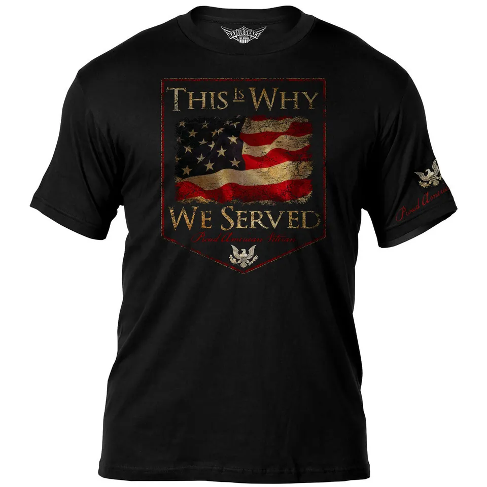 7.62 Design T-Shirts Veterans This Is Why t-shirt nera pesante