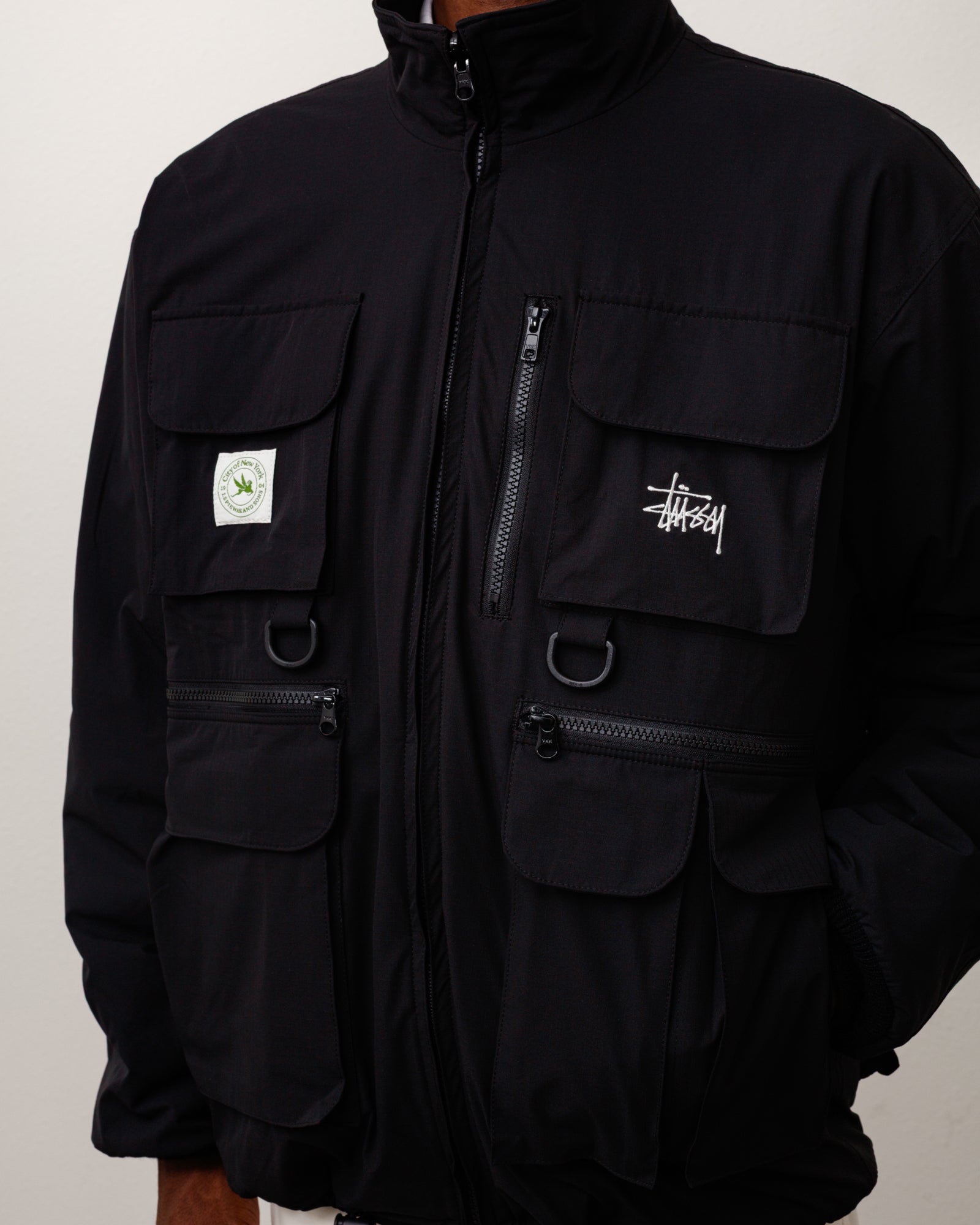 Stussy Junya Tactical Jacket giacca reversibile BLACK nylon