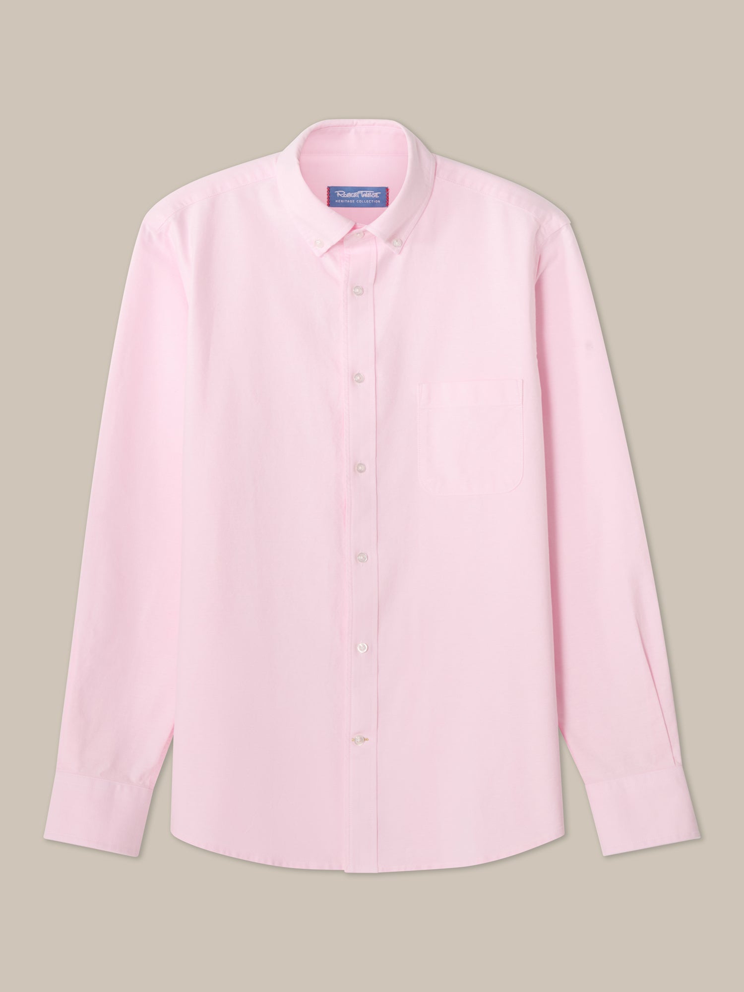 Robert Talbott George Oxford Camicia Uomo Rosa Cotone