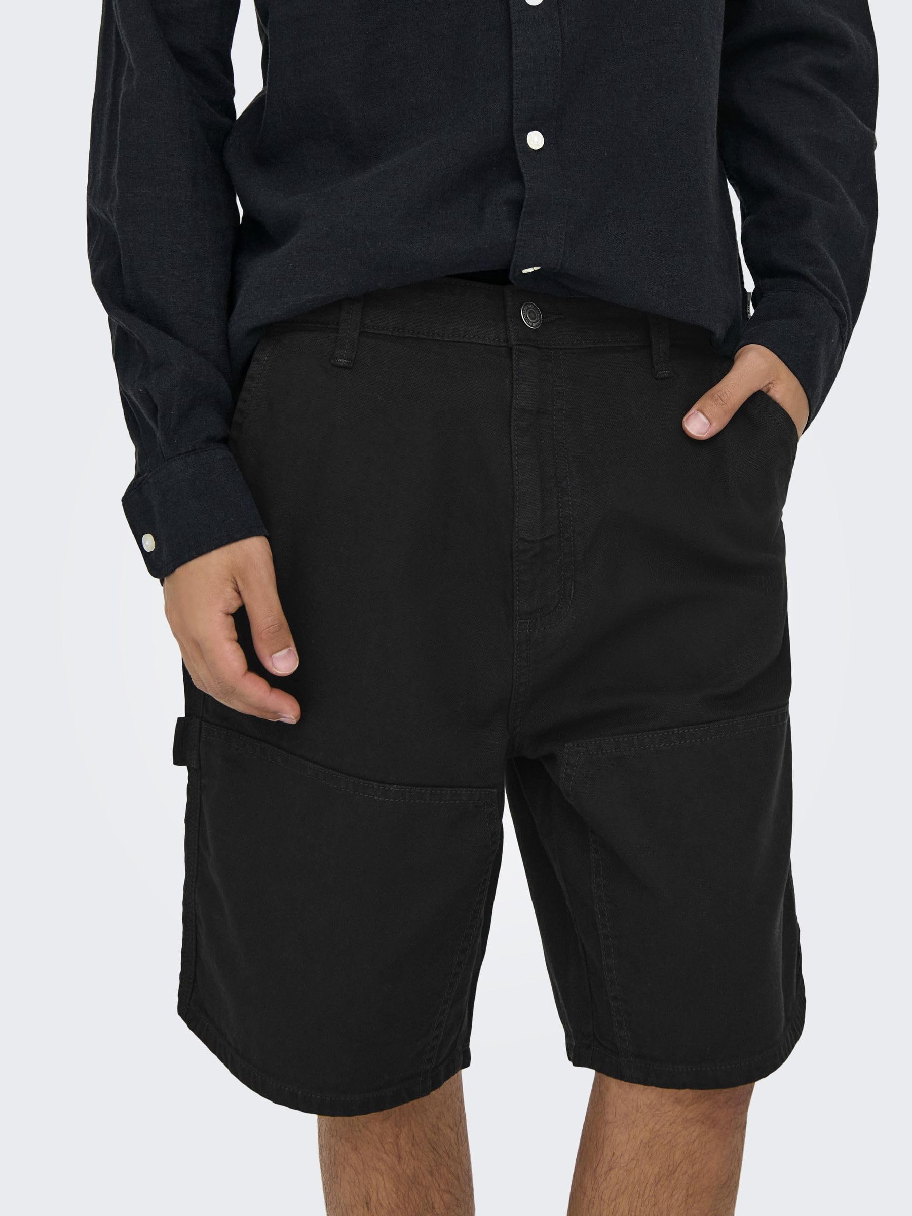 Only & Sons Onsedge Loose shorts uomo vita alta