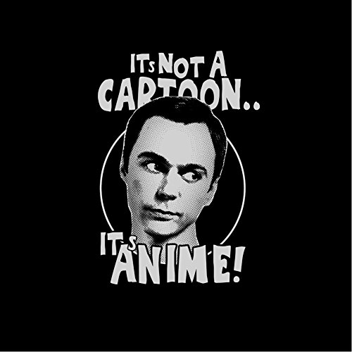 MAKAYA It's Anime T-Shirt donna L nera cotone nerd