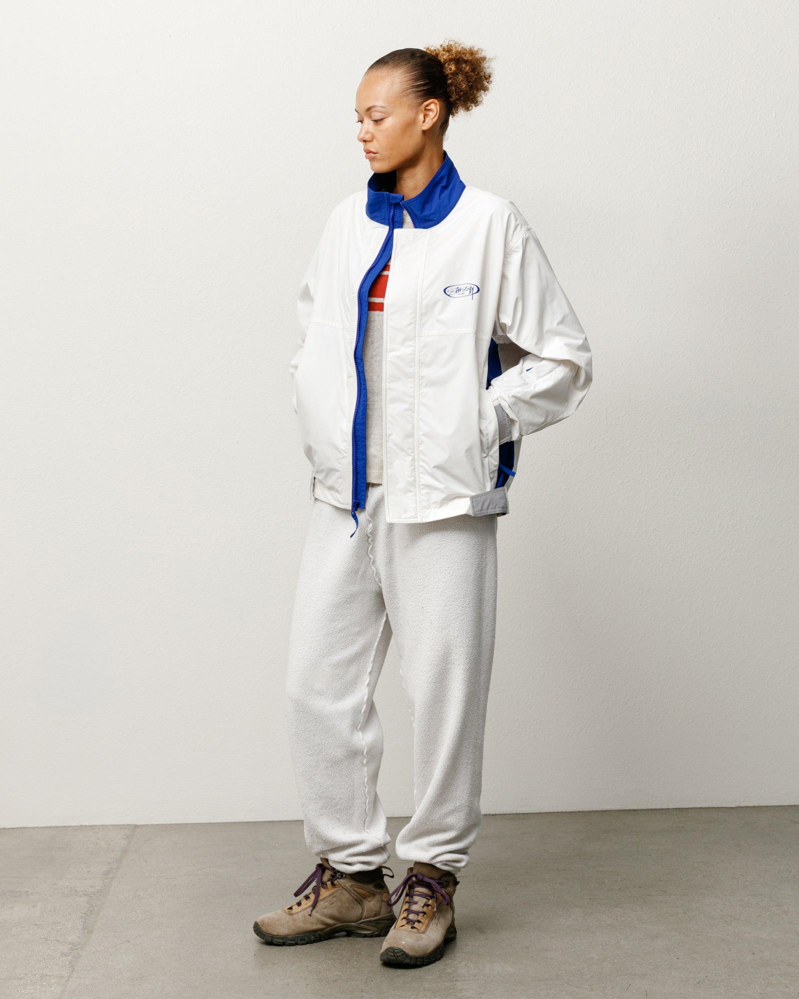 Stussy MX Jacket giacca white ripstop idrorepellente