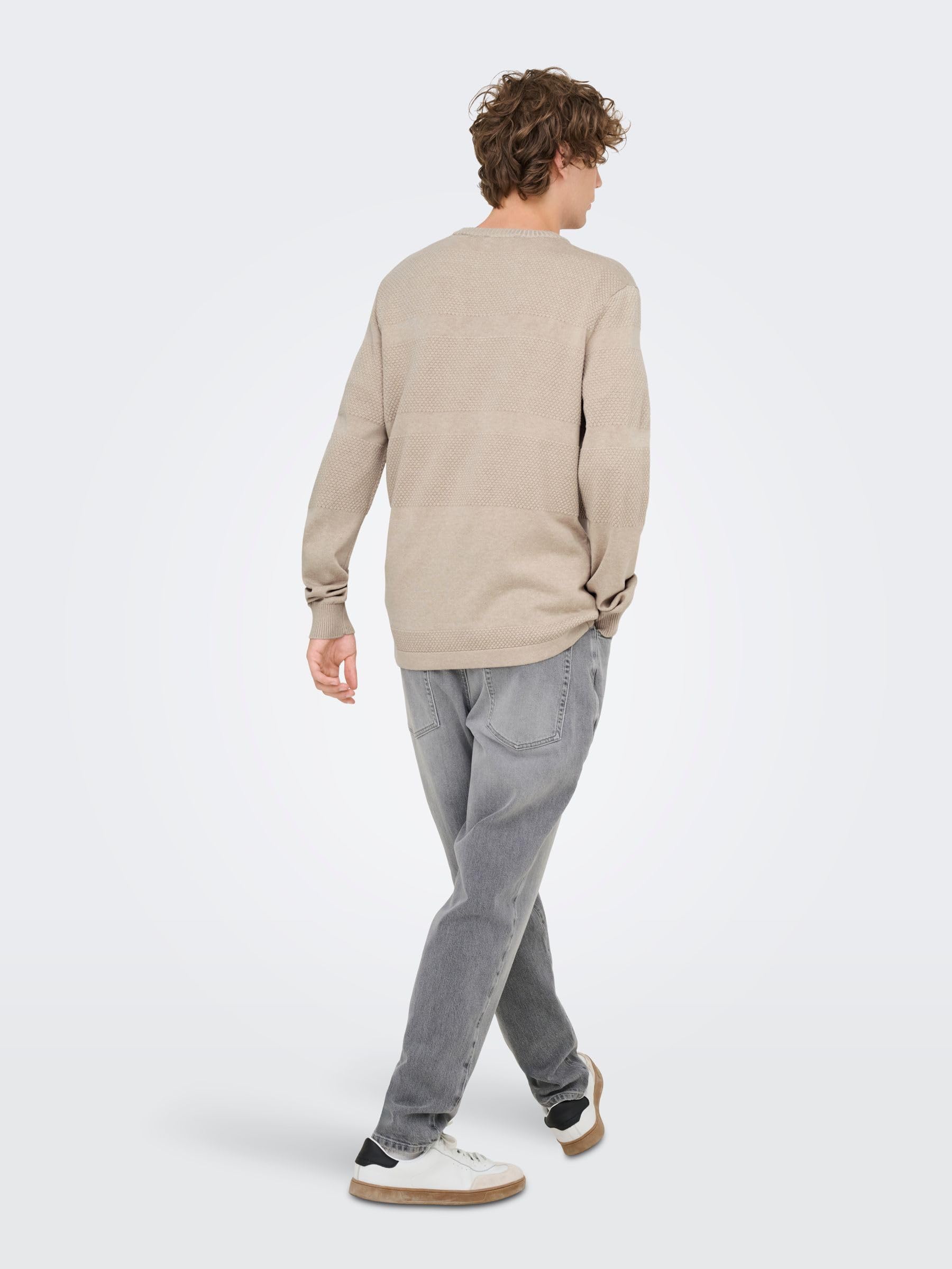 ONLY & SONS Onsmalik Maglione XL Uomo Girocollo Knit