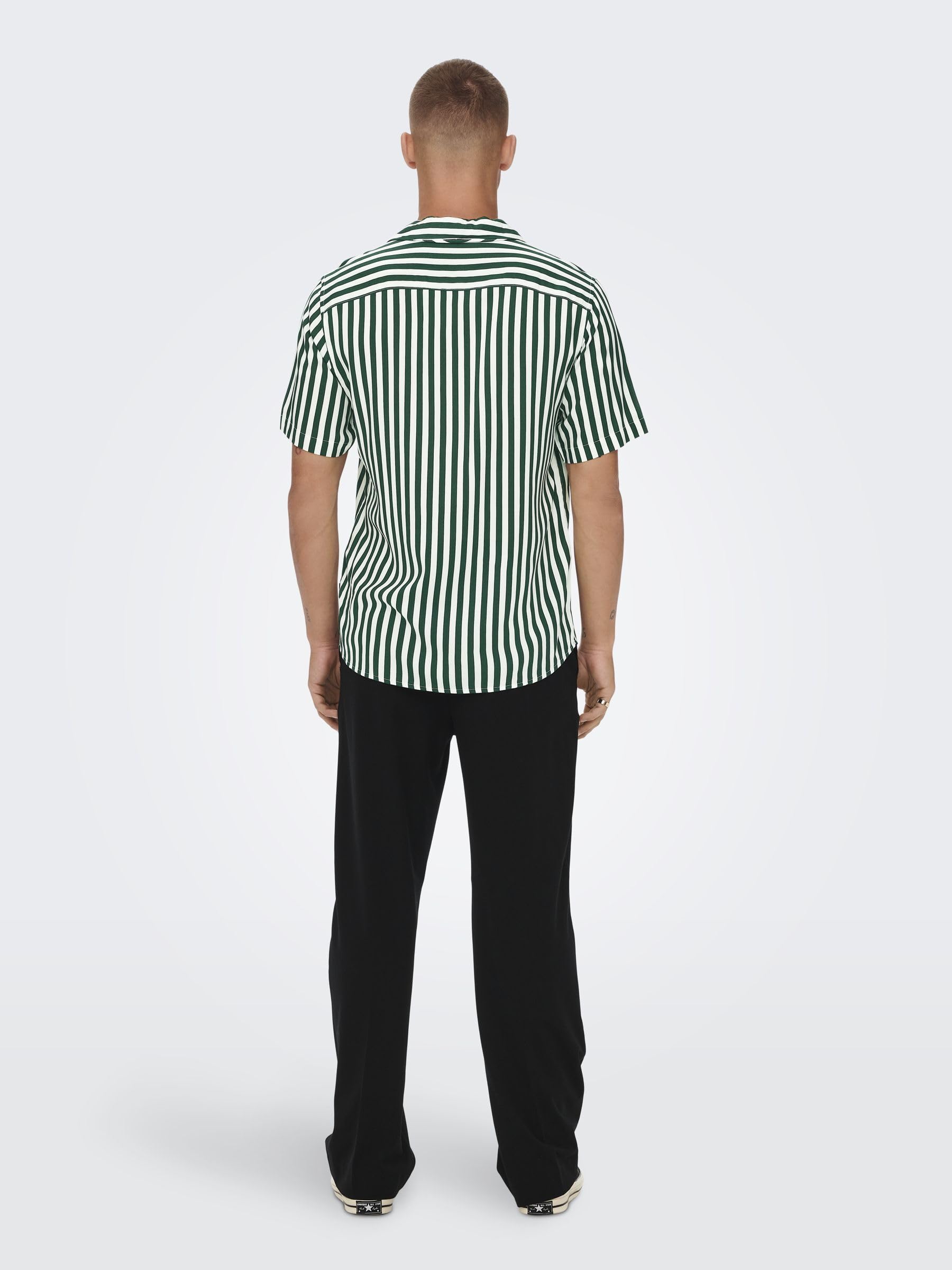 ONLY & SONS Wayne camicia uomo manica lunga cotone