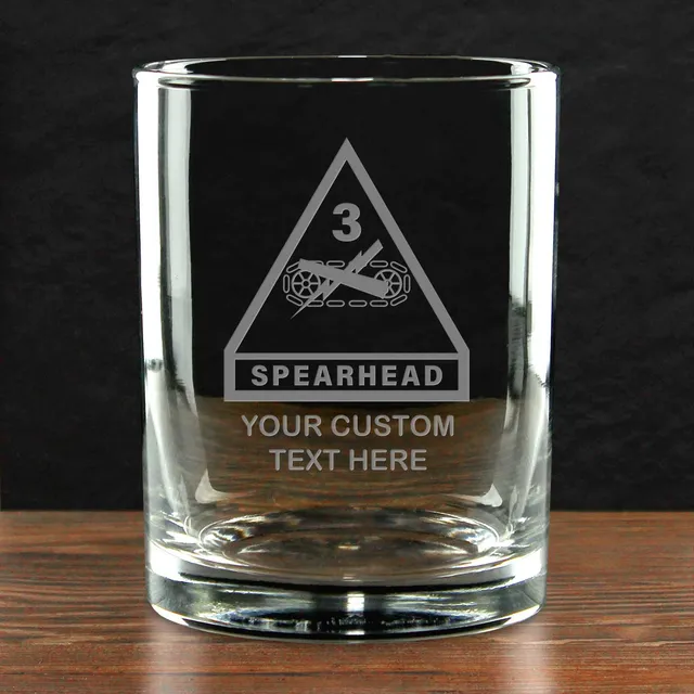 7.62 Design 3rd Armored bicchiere whisky 14 oz inciso