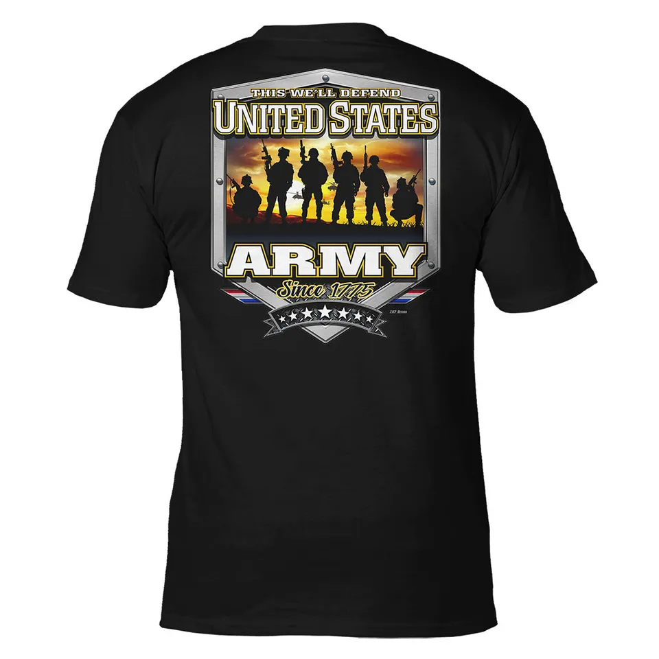 7.62 Design Battlespace Brothers t-shirt uomo nera cotone