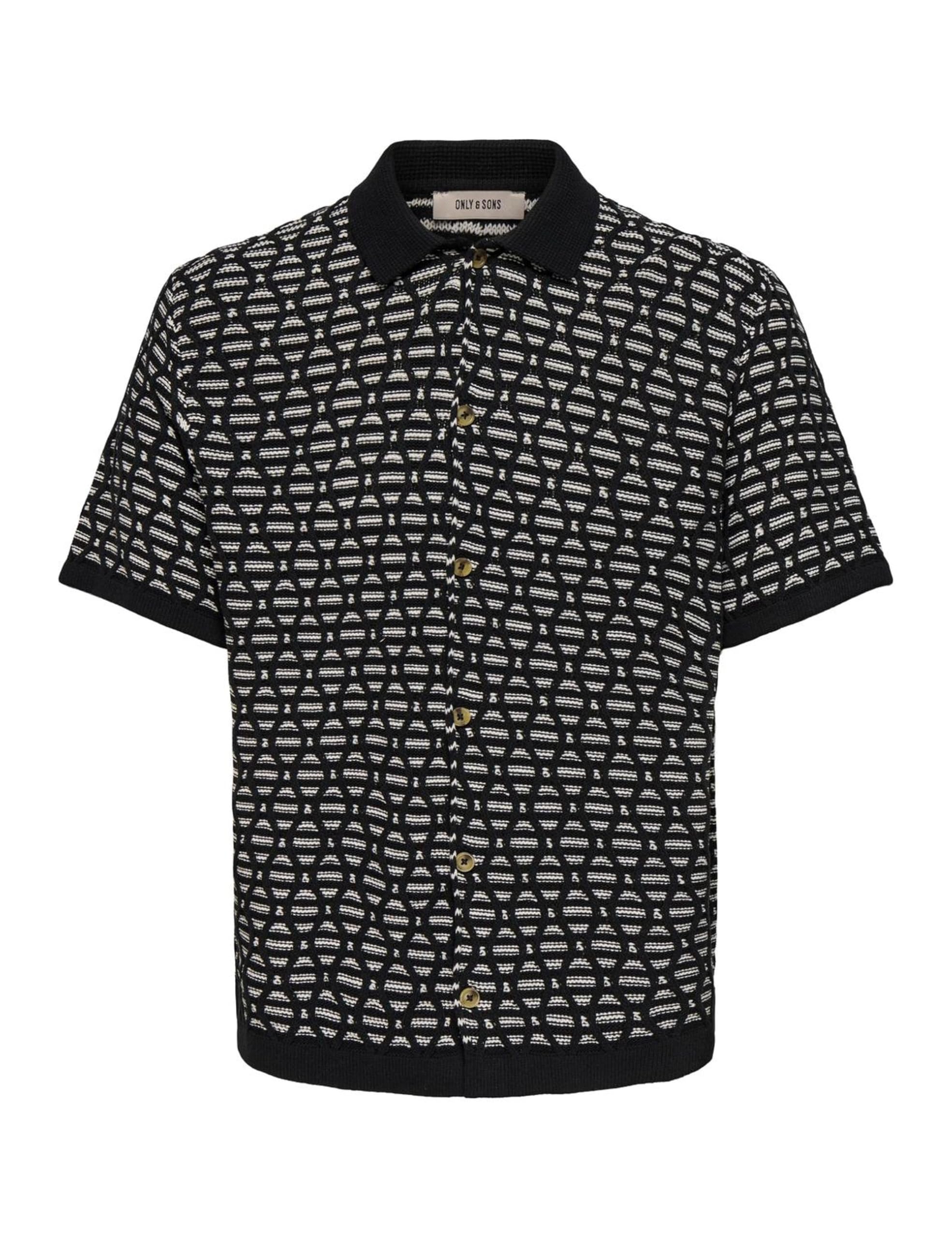 Only & Sons Onswave Life camicia uomo nera taglia L