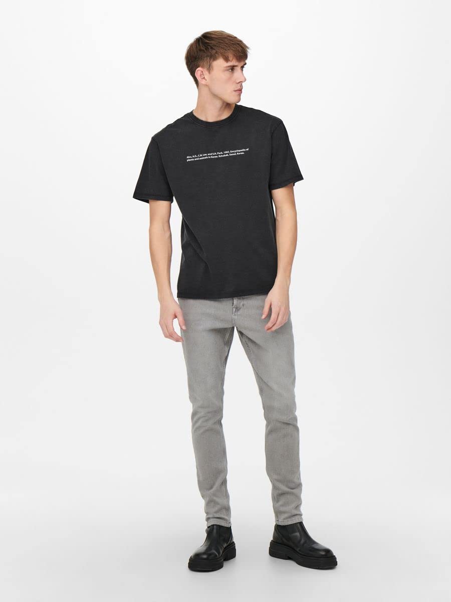ONLY & SONS Onscarter Life T-shirt cotone washed relaxed