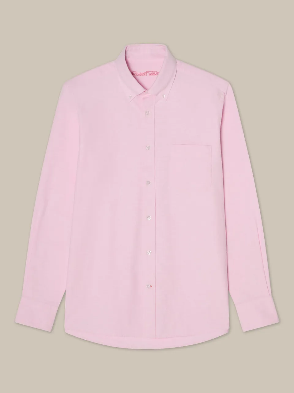 Robert Talbott Harrison Oxford Camicia Uomo Rosa 100% Cotone