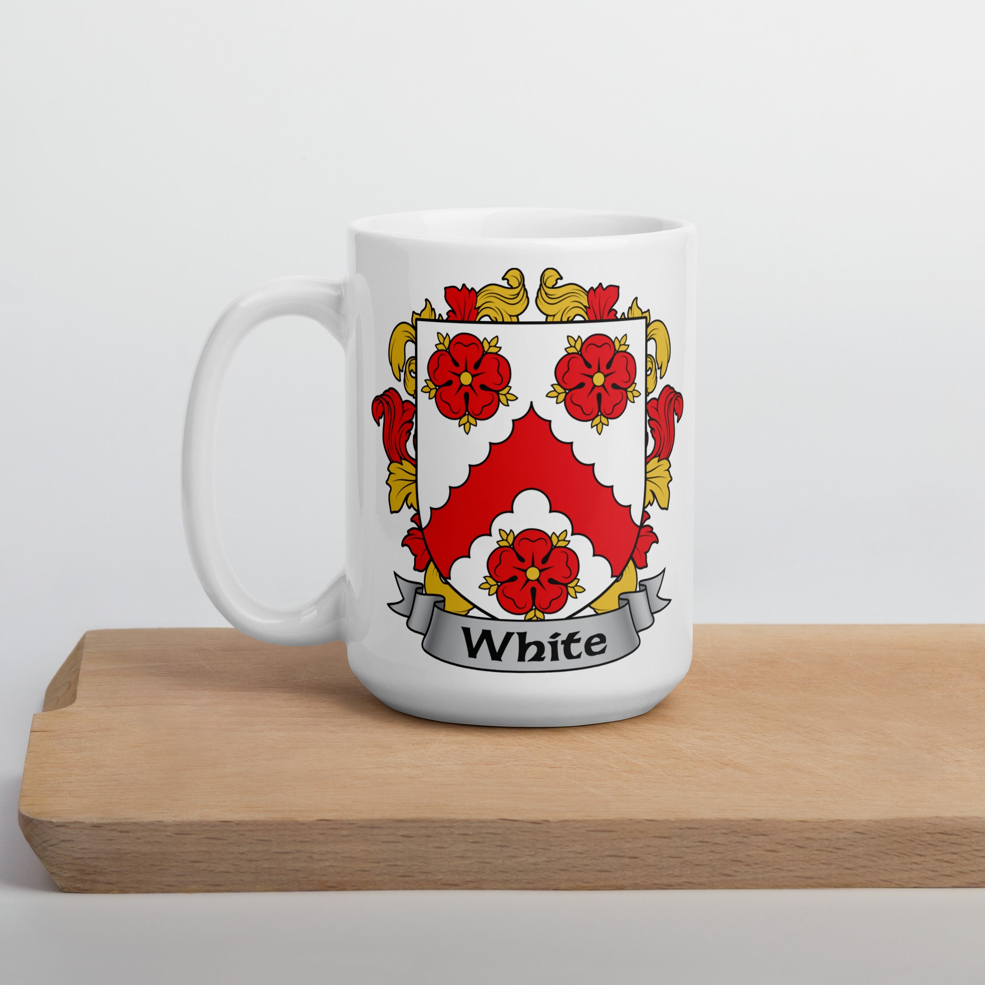 7.62 Design White tazza ceramica bianca 443 ml stemma irlandese