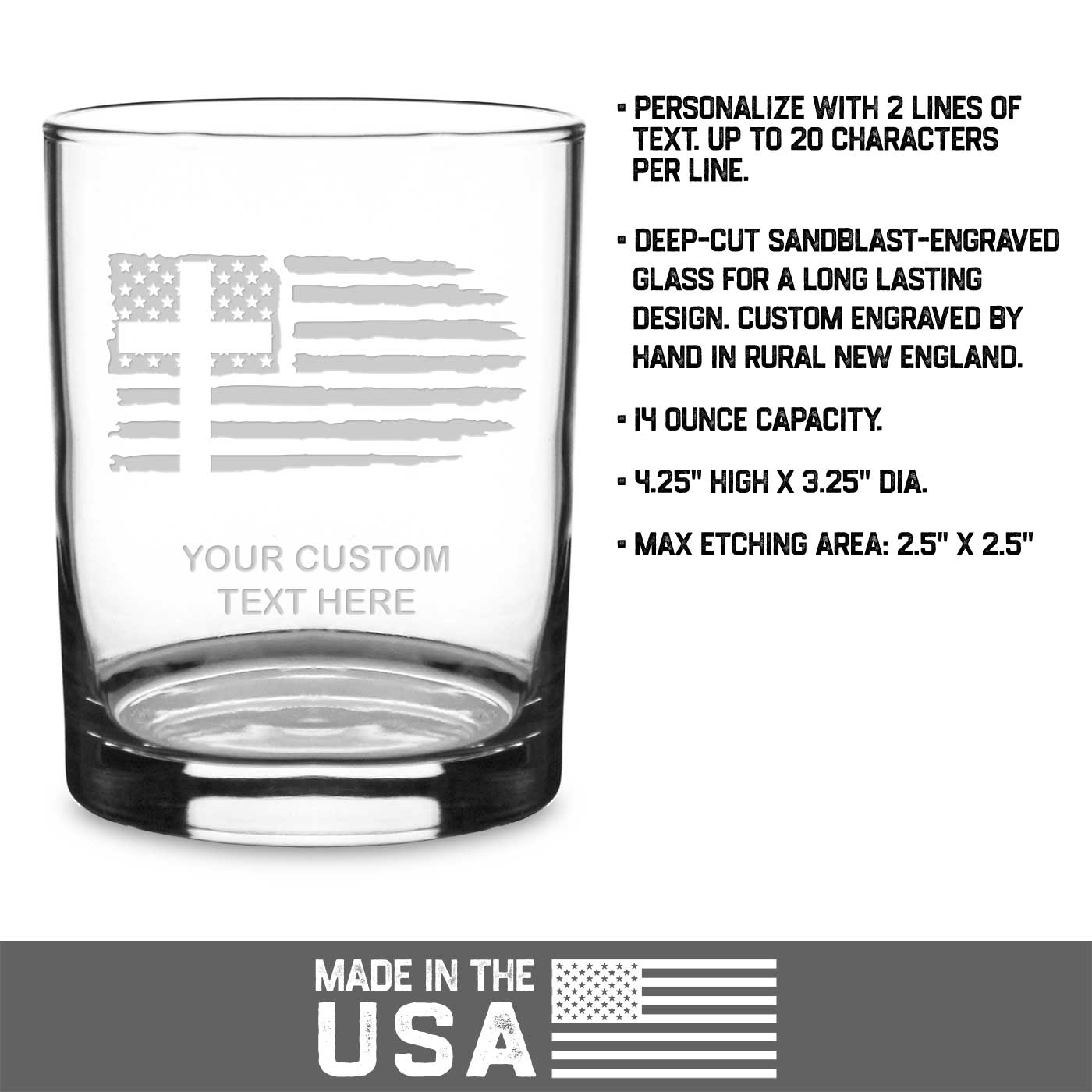 7.62 Design Cross bicchiere whisky vetro 414 ml