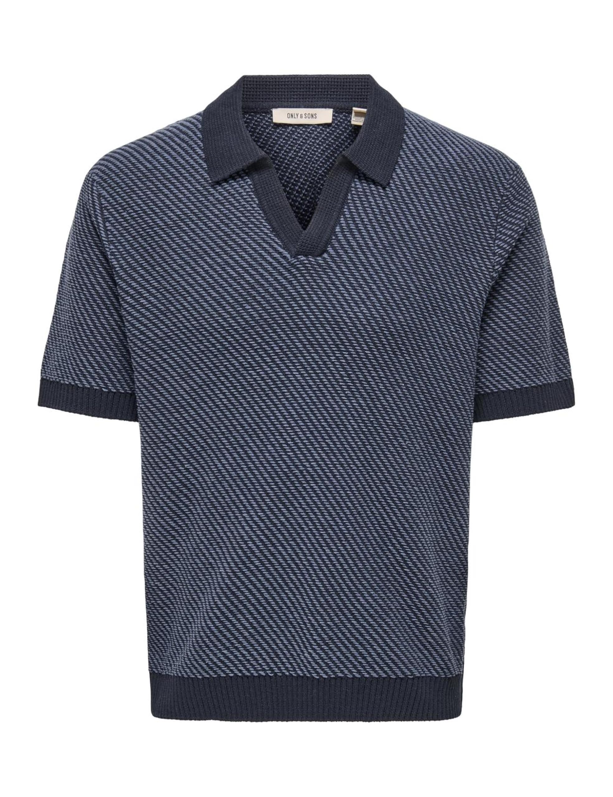 Only & Sons Onsadrian Life Polo Uomo Zaffiro Scuro M