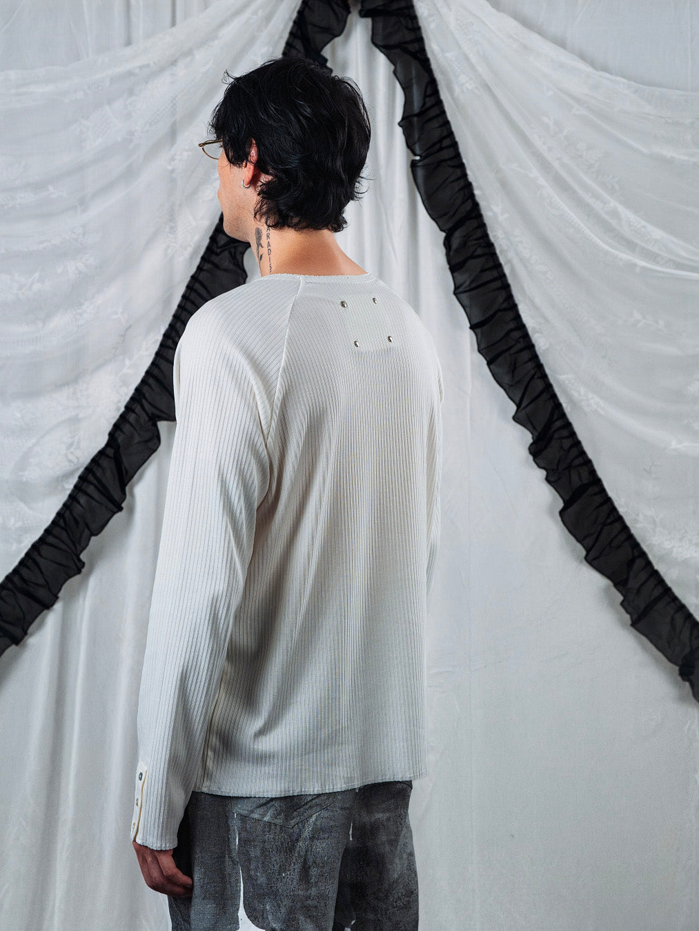 Tiat Occulta bellezza Serafino rib jersey maglia costine