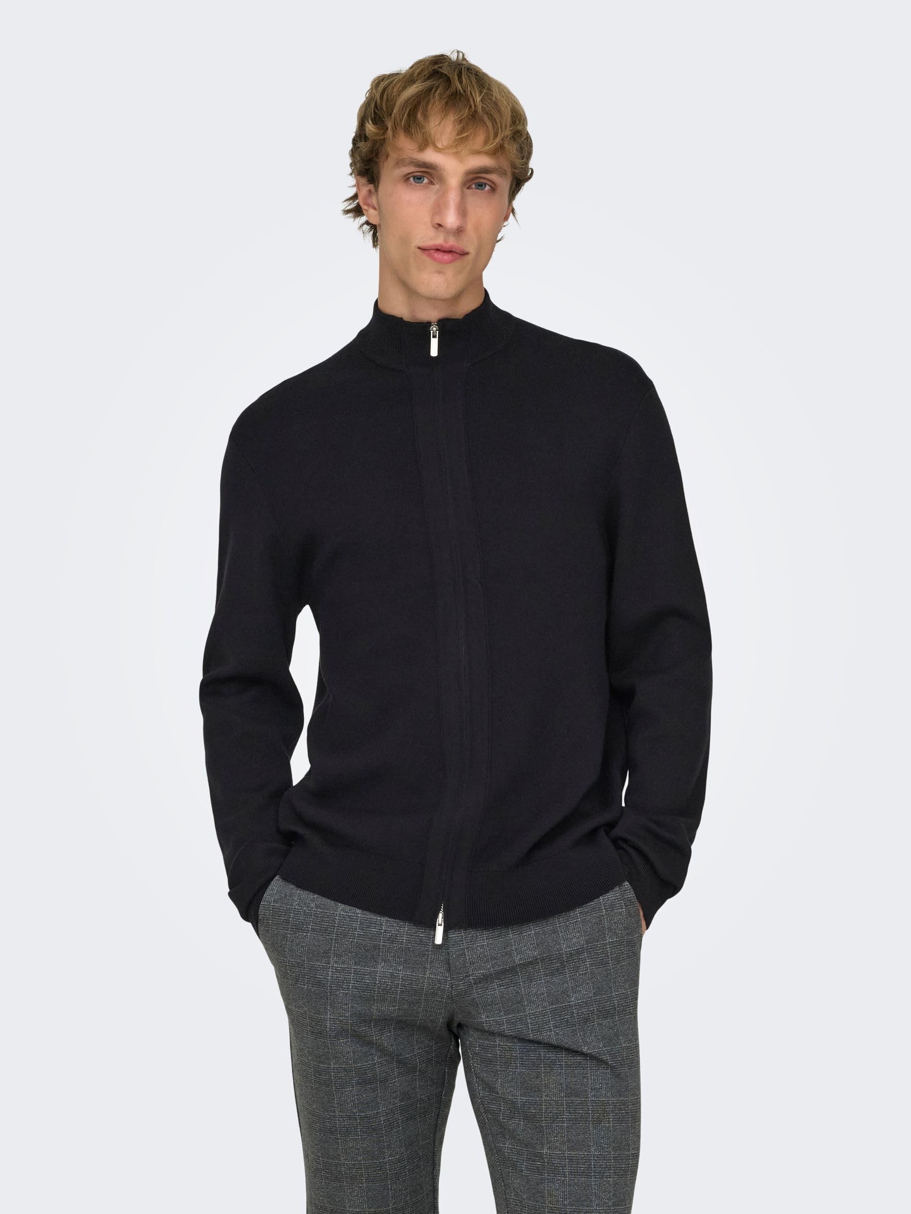 ONLY & SONS Onscooper Cardigan Maglia Noce L