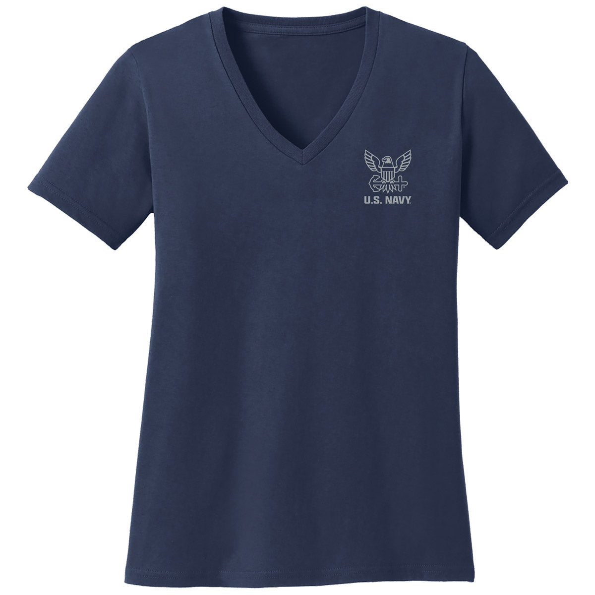 7.62 Design T-Shirts maglietta Navy donna M blu cotone scollo V