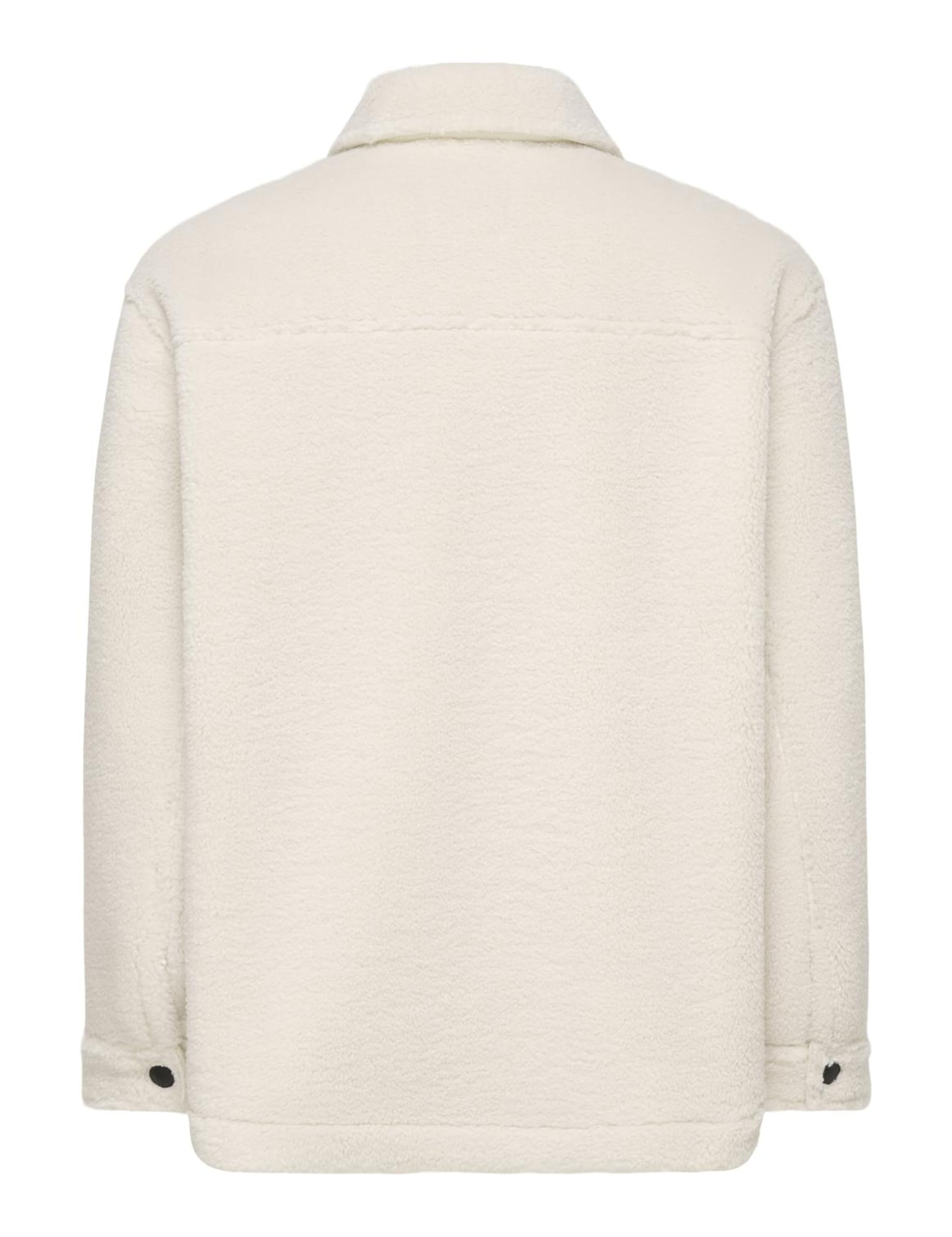 ONLY & SONS Onssigurd Giacca Sherpa Uomo S Egret Invernale