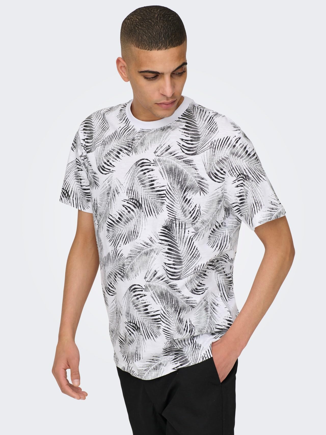 Only & Sons Onsperry Life t-shirt uomo stampata manica corta