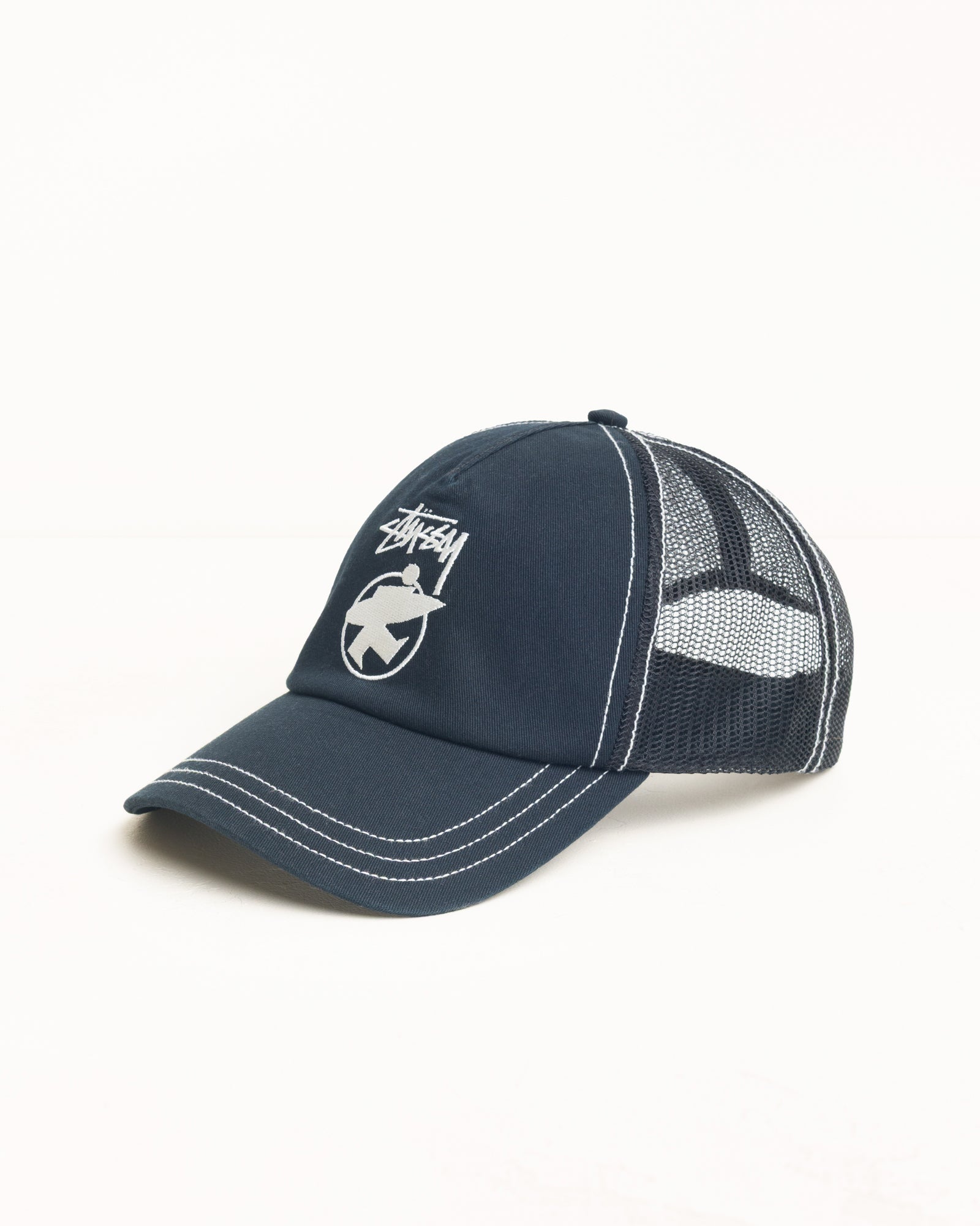 Stussy Surfman Trucker cappello trucker nero taglia unica