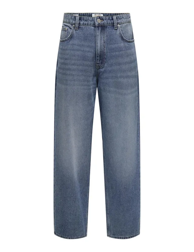 Only & Sons Onsfive Baggy Box Jeans uomo 30W/32L blu