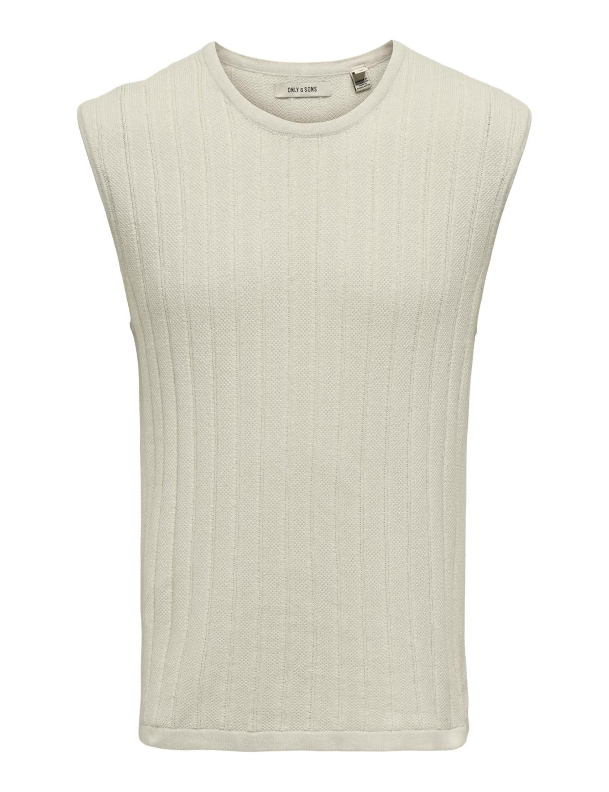 ONLY & SONS Onsklas Gilet Maglia L Nero Cotone