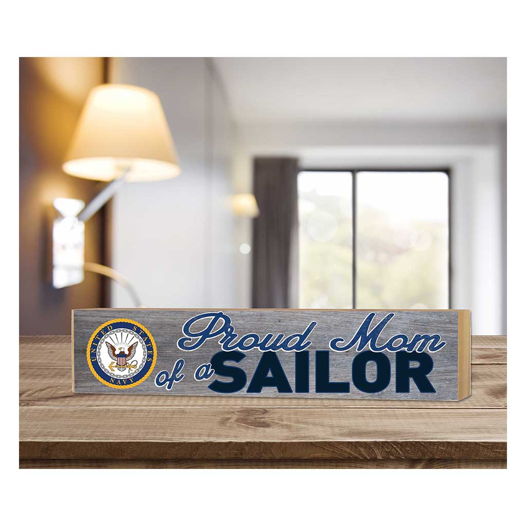 7.62 Design Proud Mom Insegna Legno Navy 3x13 MDF USA