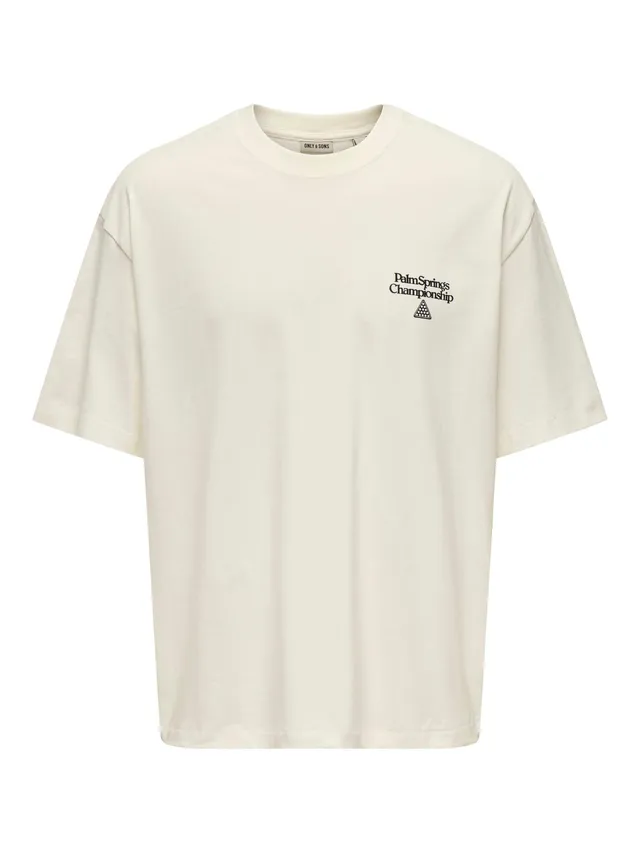 ONLY & SONS Onsmilo Pasadena T-shirt XL cotone manica corta