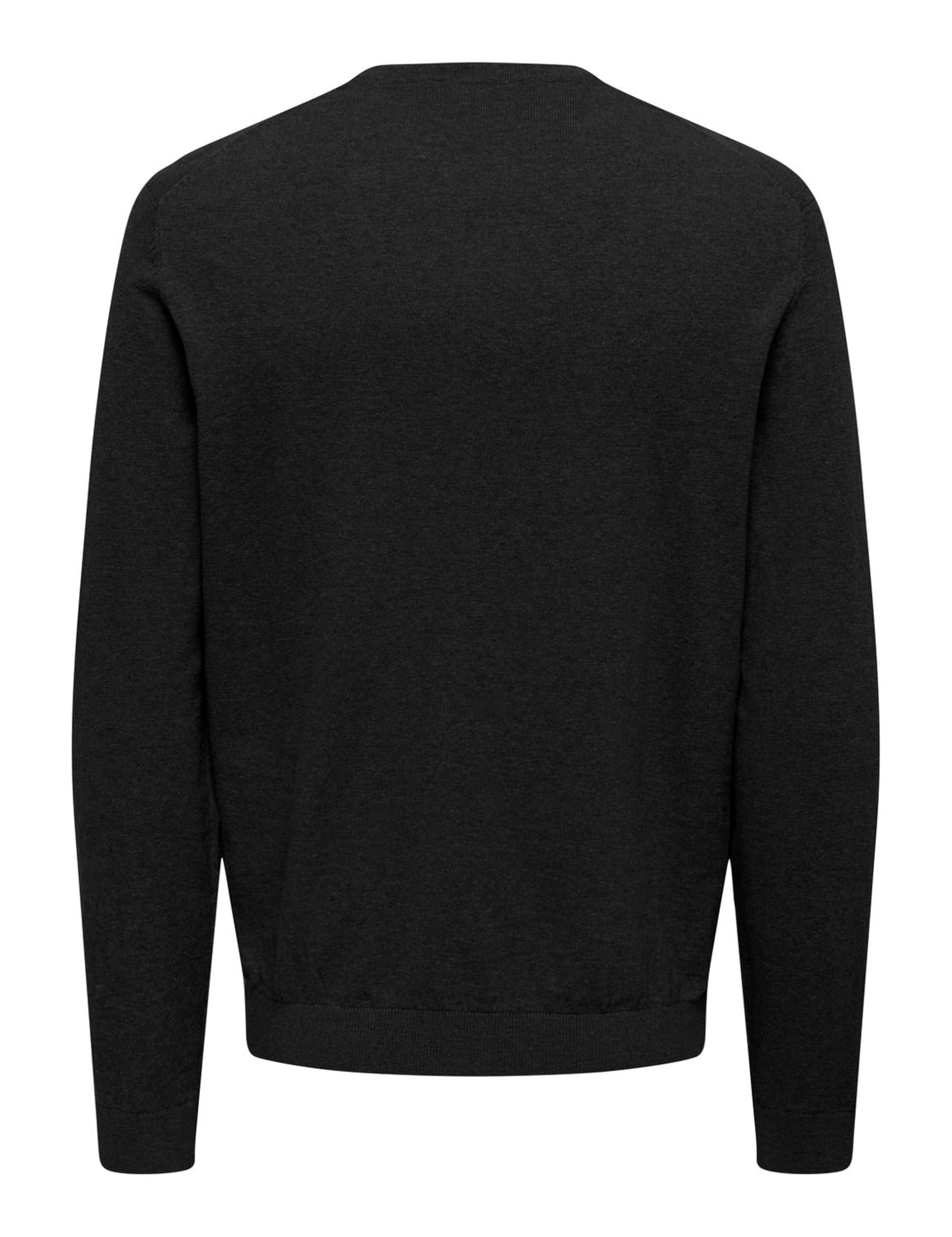 Only & Sons Onstim Reg LS Linen Crew Maglione uomo lino