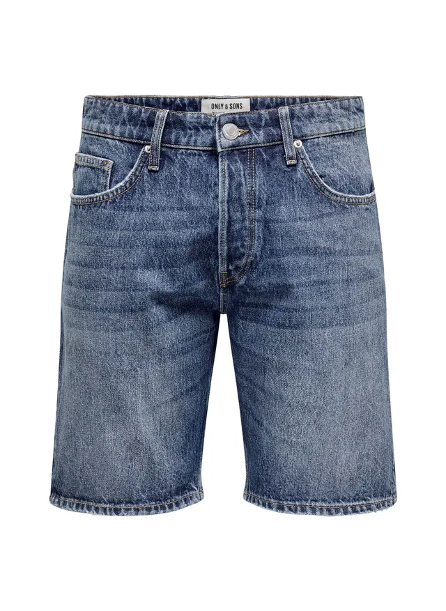 ONLY & SONS Pantaloncini Uomo Denim Blu Taglia M