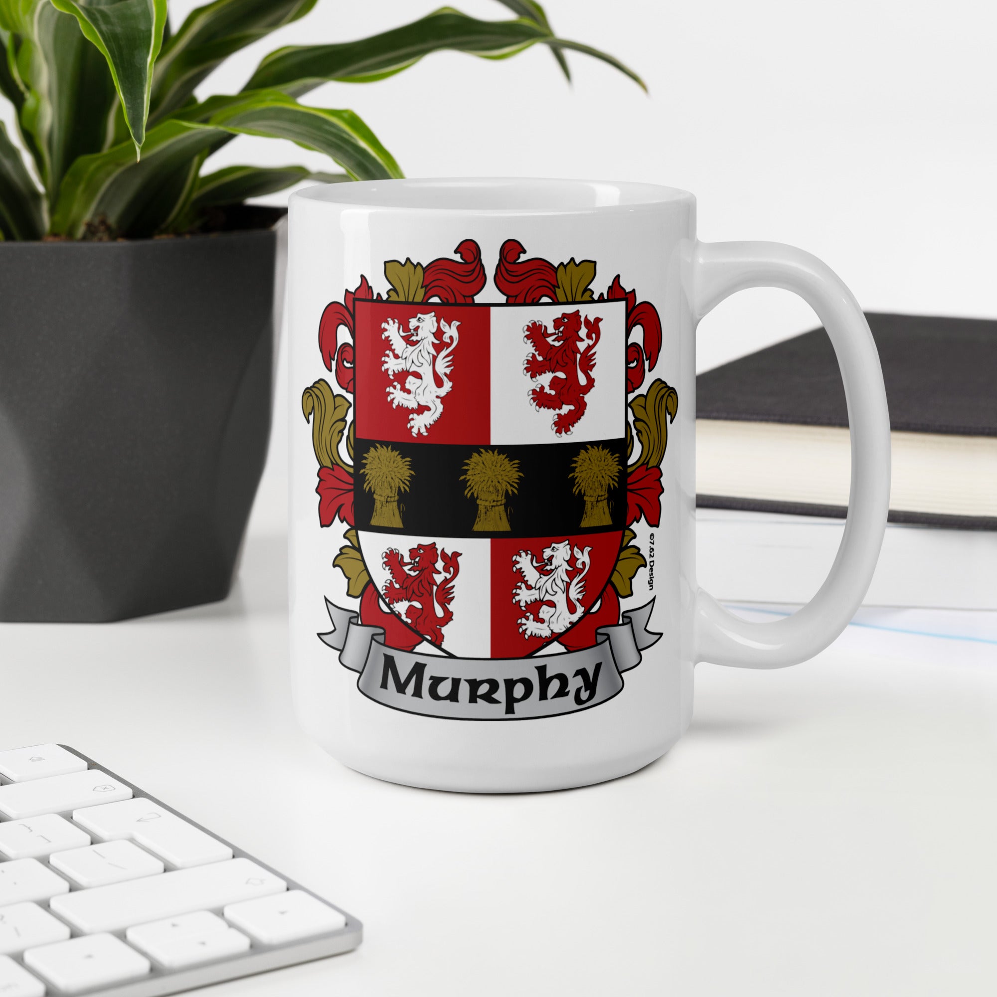 7.62 Design Murphy Tazza Ceramica 15oz Stemma Irlandese
