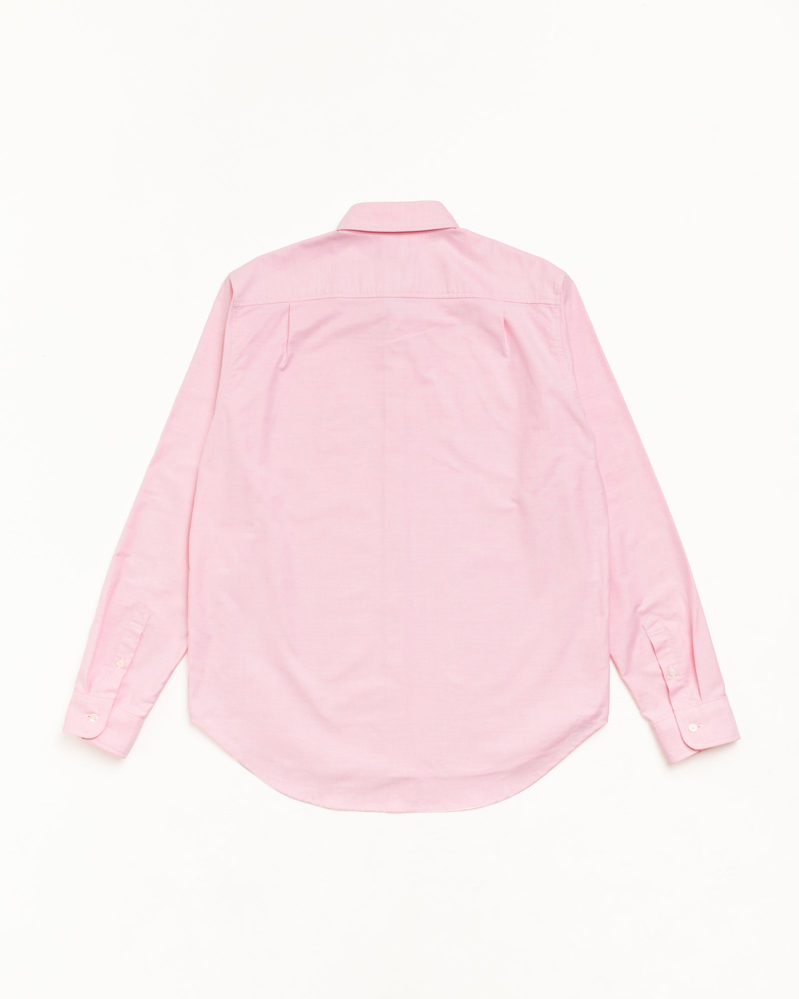 Stussy Junya Button Down camicia PINK cotone Oxford