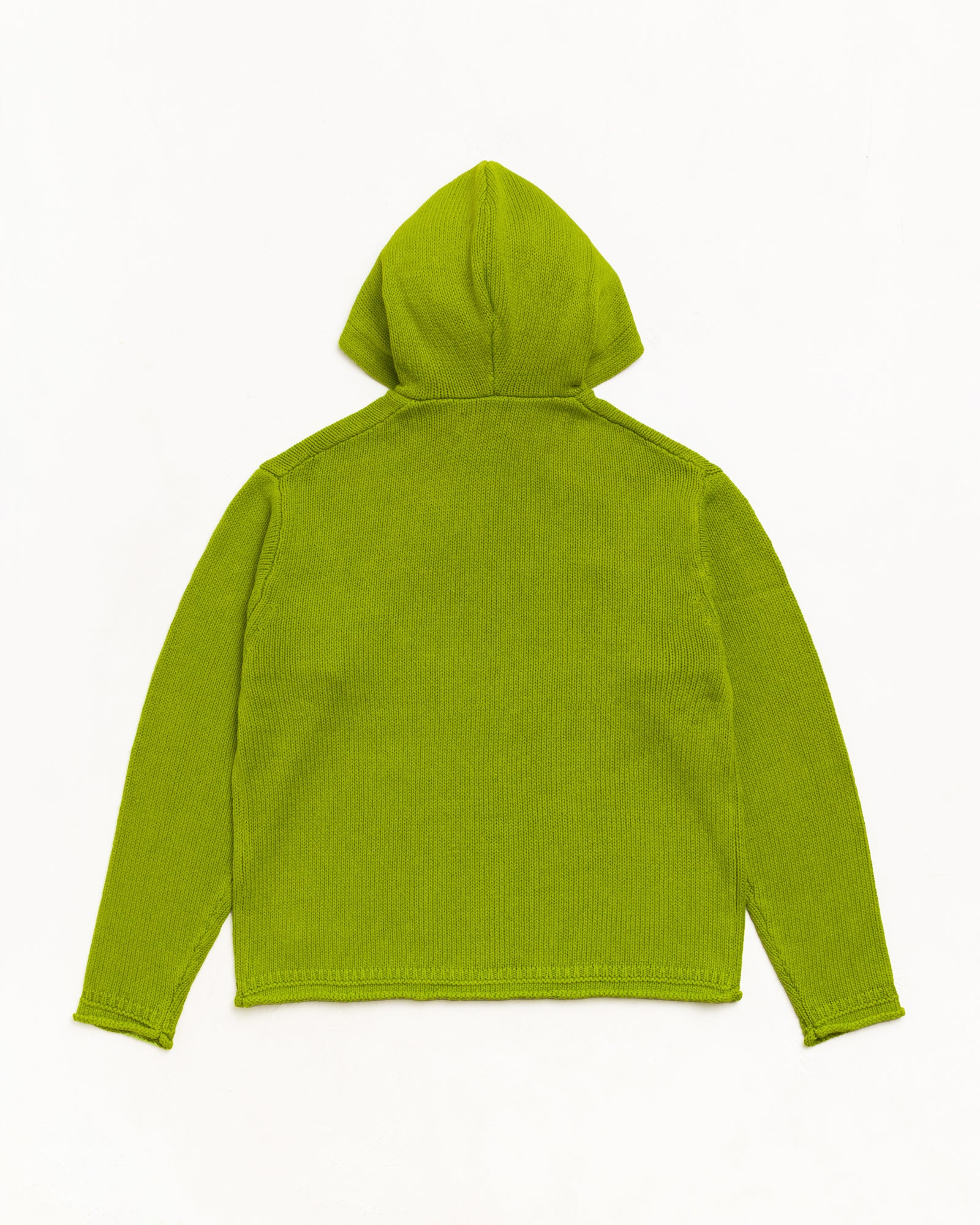 Stussy Beach Hooded Sweater maglia verde lino