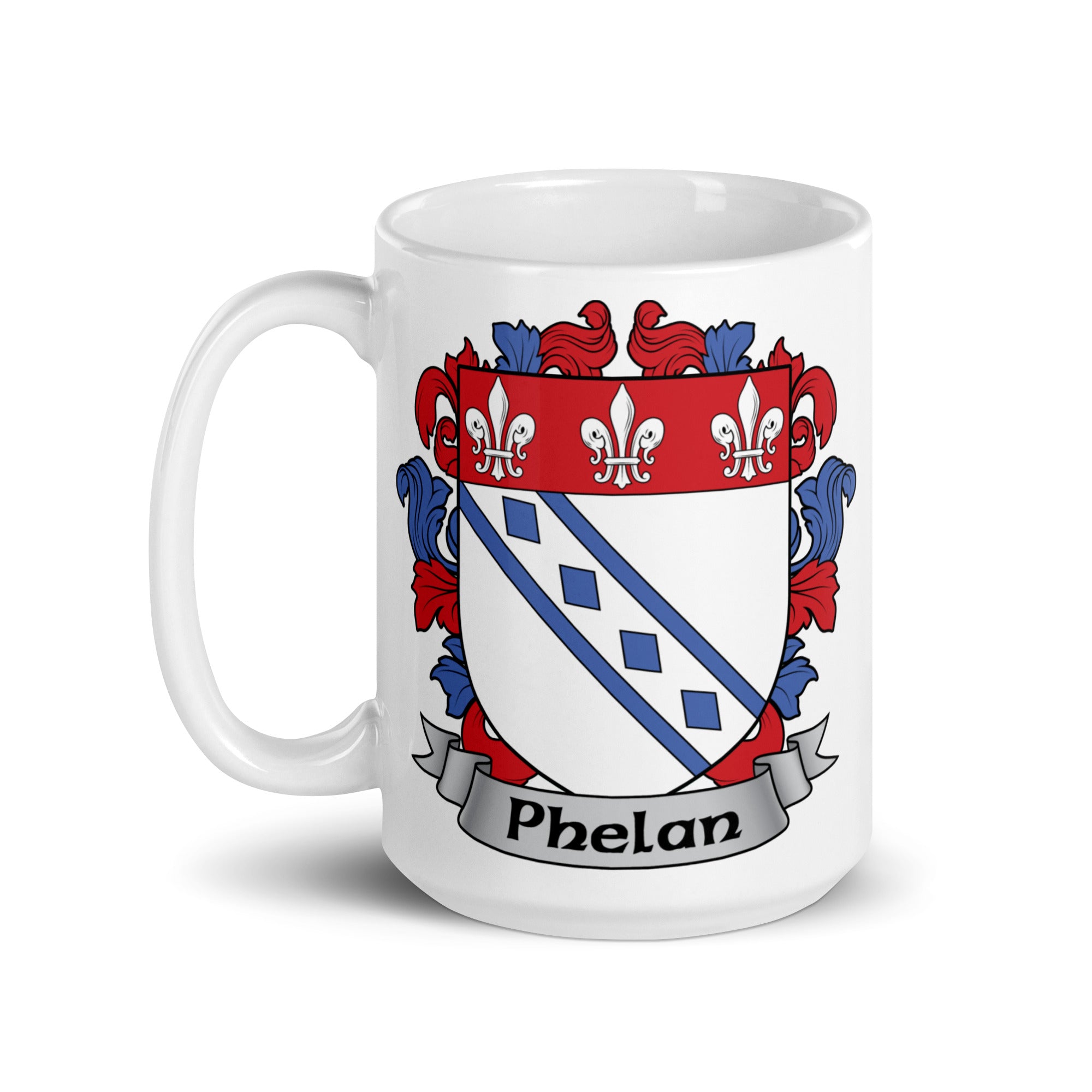 7.62 Design Phelan tazza ceramica 15oz stemma irlandese