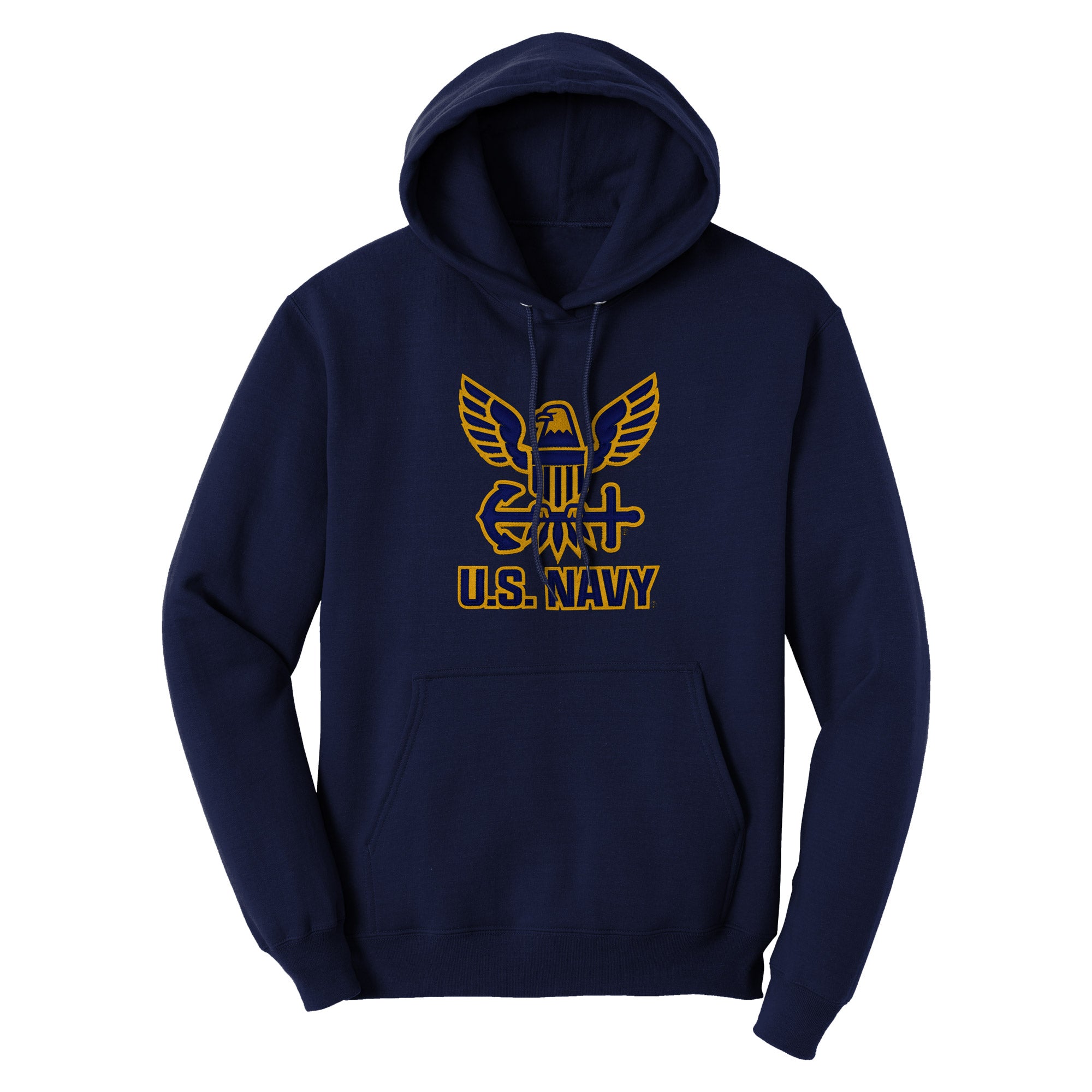 7.62 Design Navy Eagle felpa cappuccio navy cotone XL
