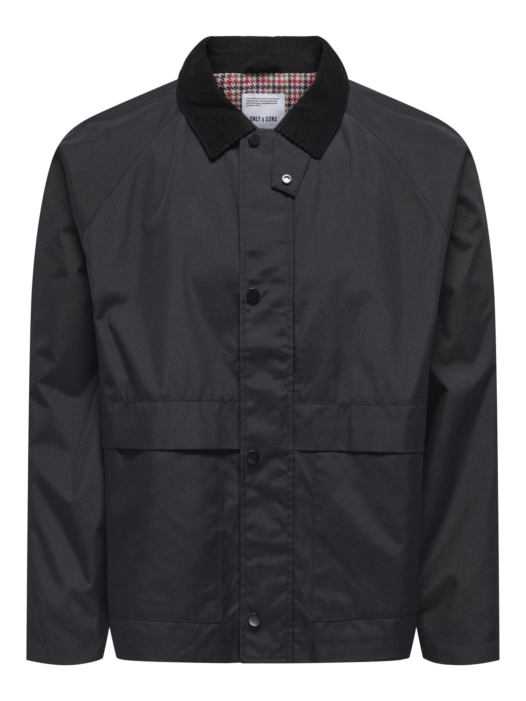 Only & Sons Onskosmo OTW Giacca uomo nera zip