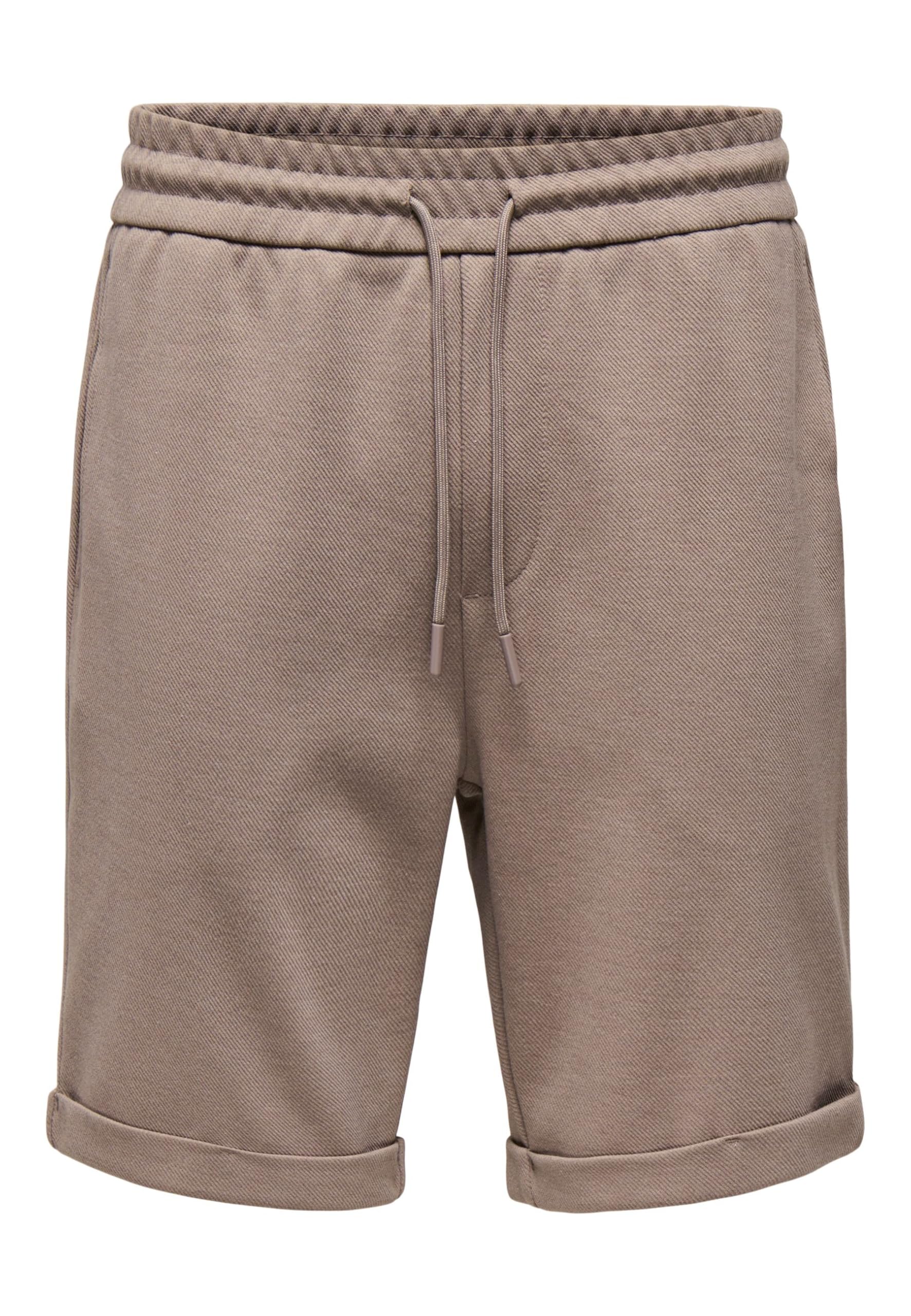 Only & Sons Onsnewkodyl Shorts Uomo Fossile Taglia S