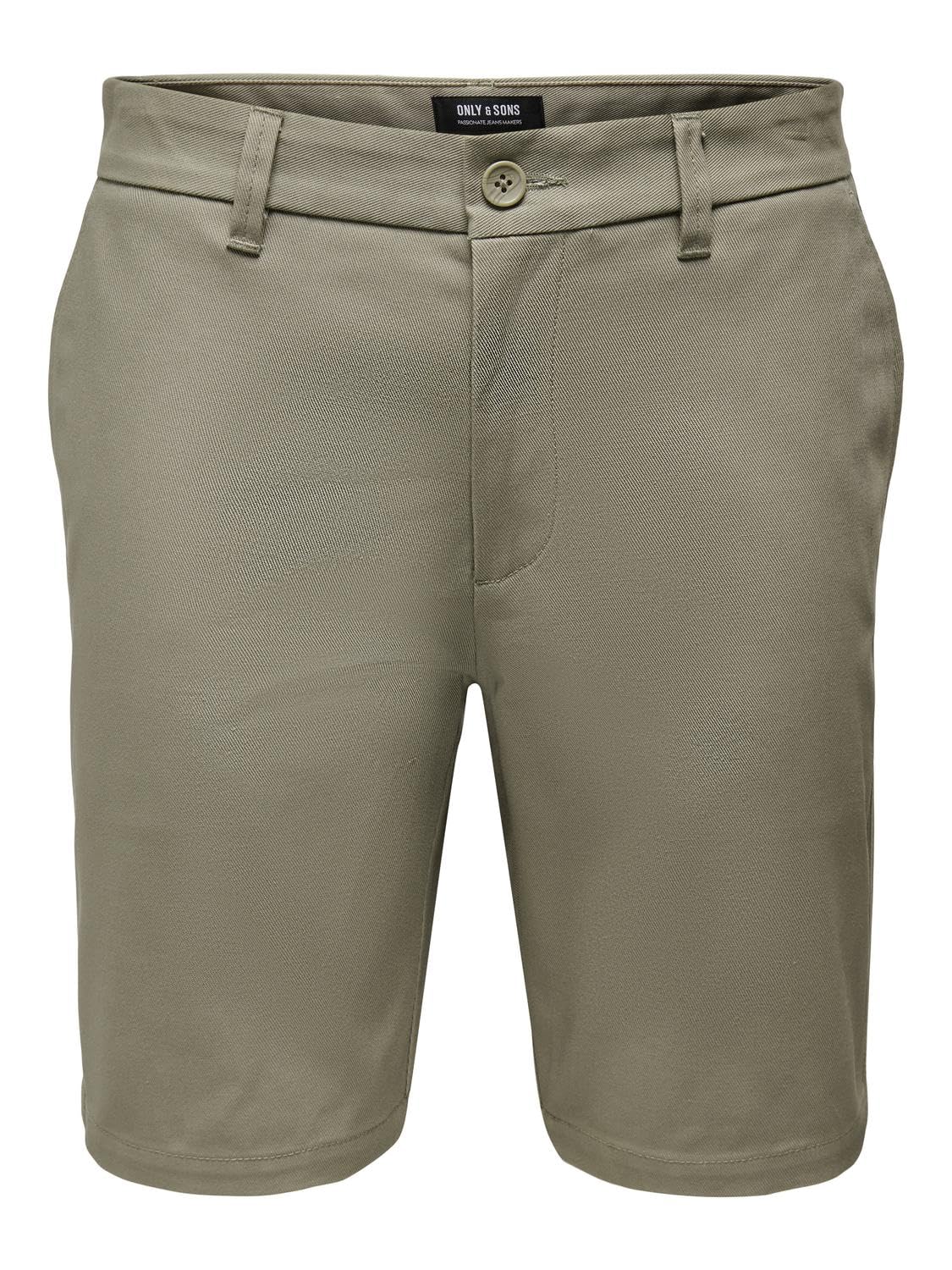 Only & Sons Short Chino Regular Beige L Tasche Micro