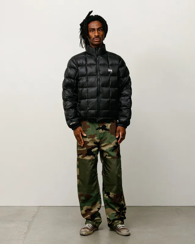 Stussy Midweight Puffer piumino nero 600-fill