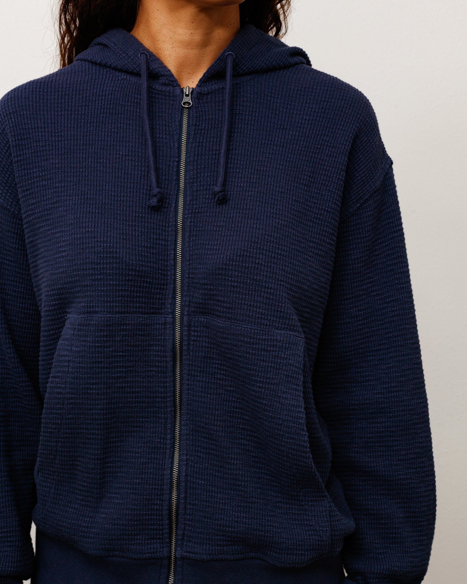 Stussy Lightweight Thermal Hoodie felpa cappuccio Navy
